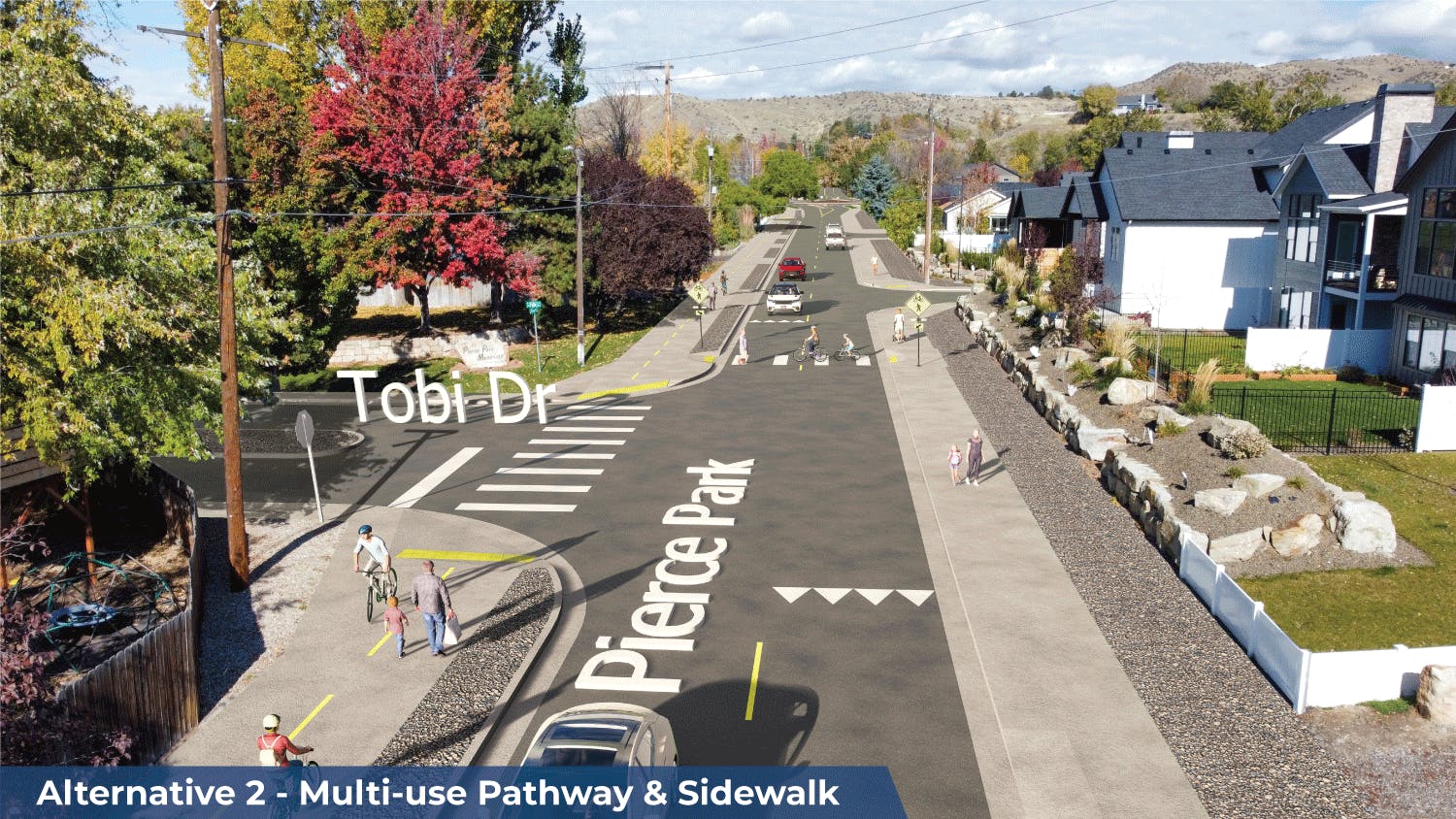 Alternative 2 - Multi-use Pathway & Sidewalk