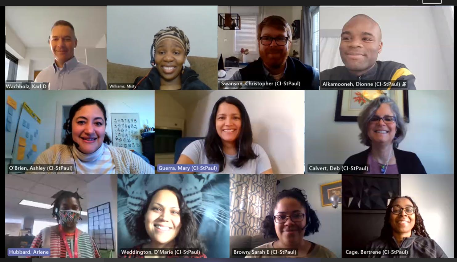 2021 Black History Month Planning Committee members (some committee members not pictured)