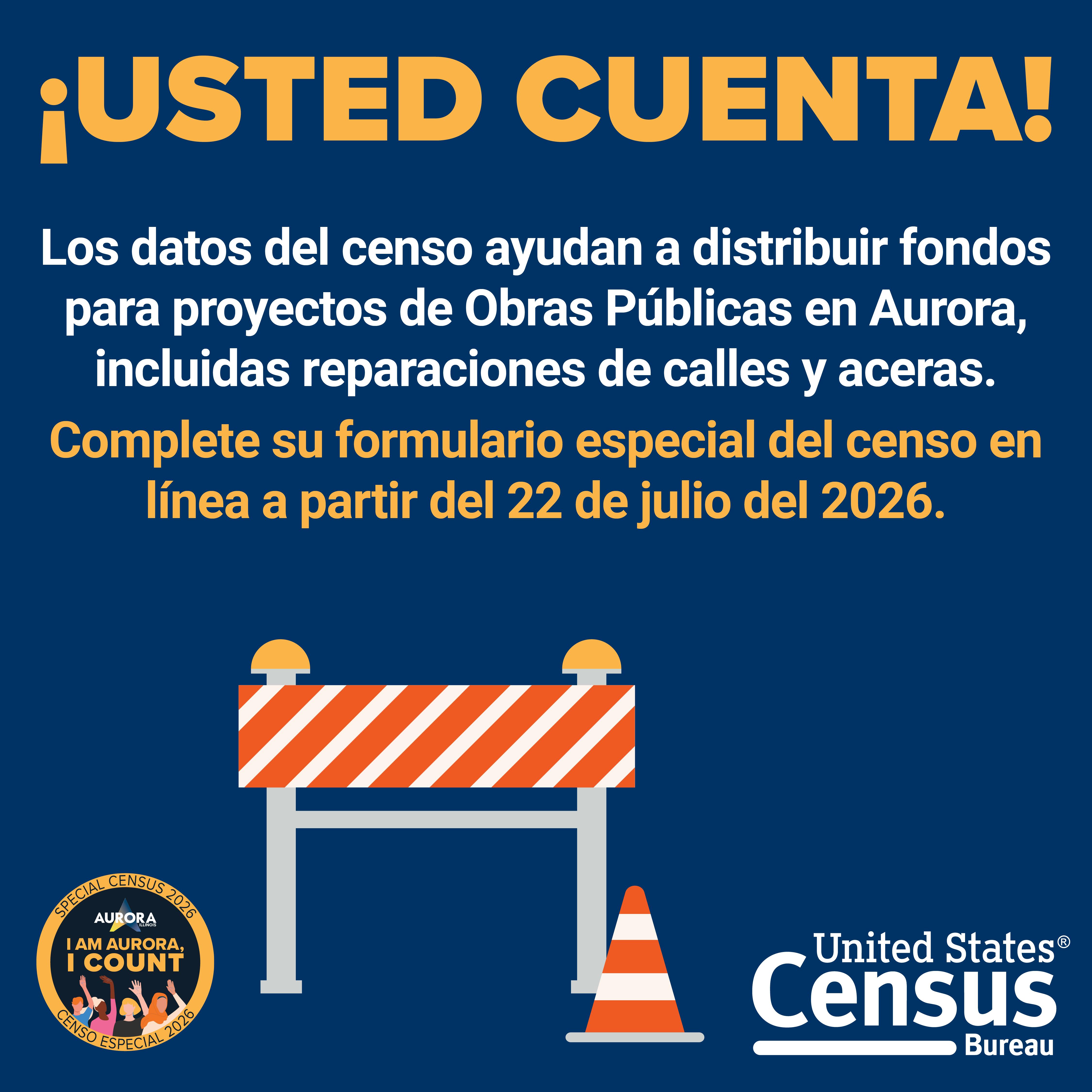 El Censo Especial de Aurora financia proyectos clave de Obras Públicas