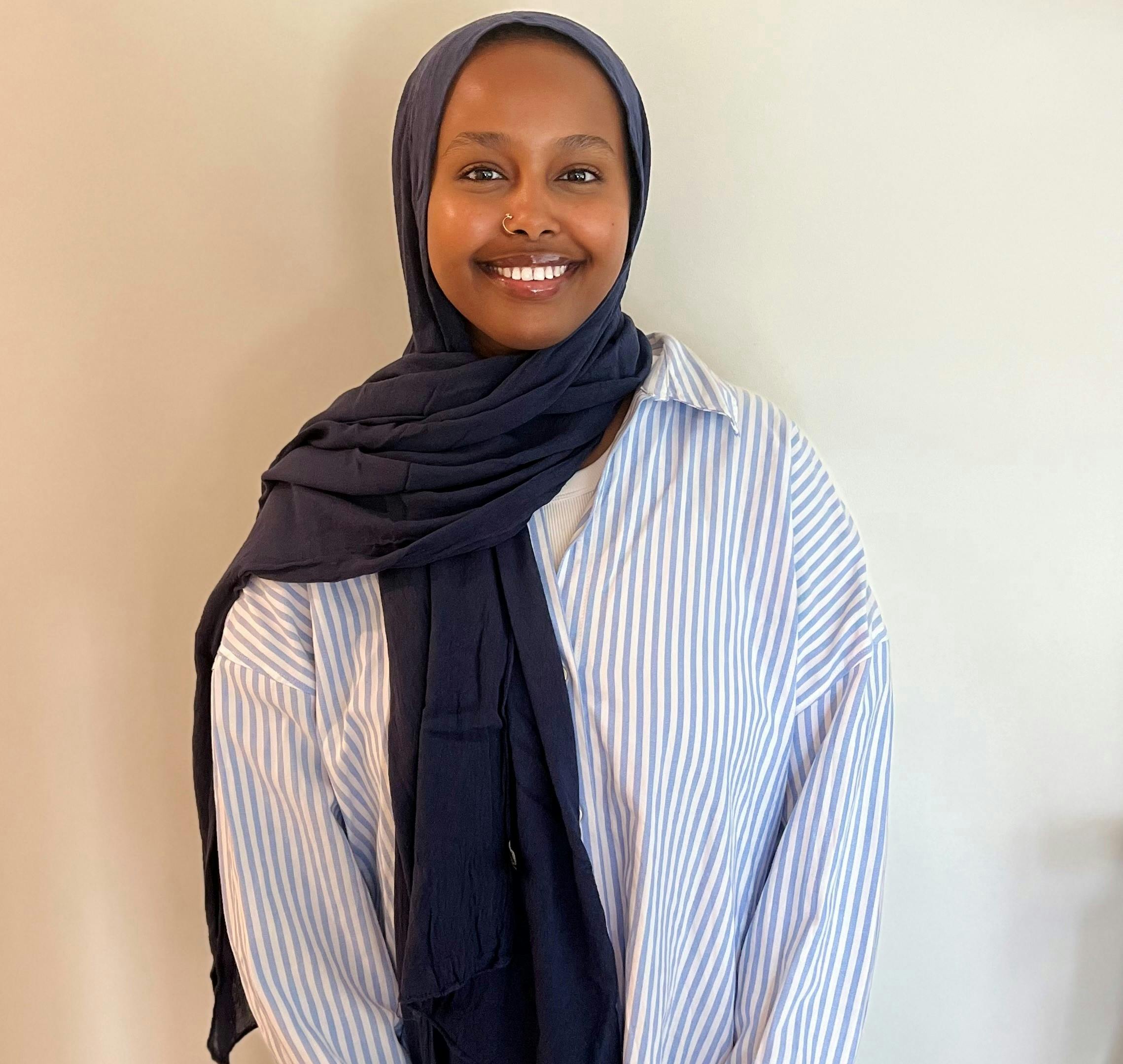 Team member, Amina Abdullahi