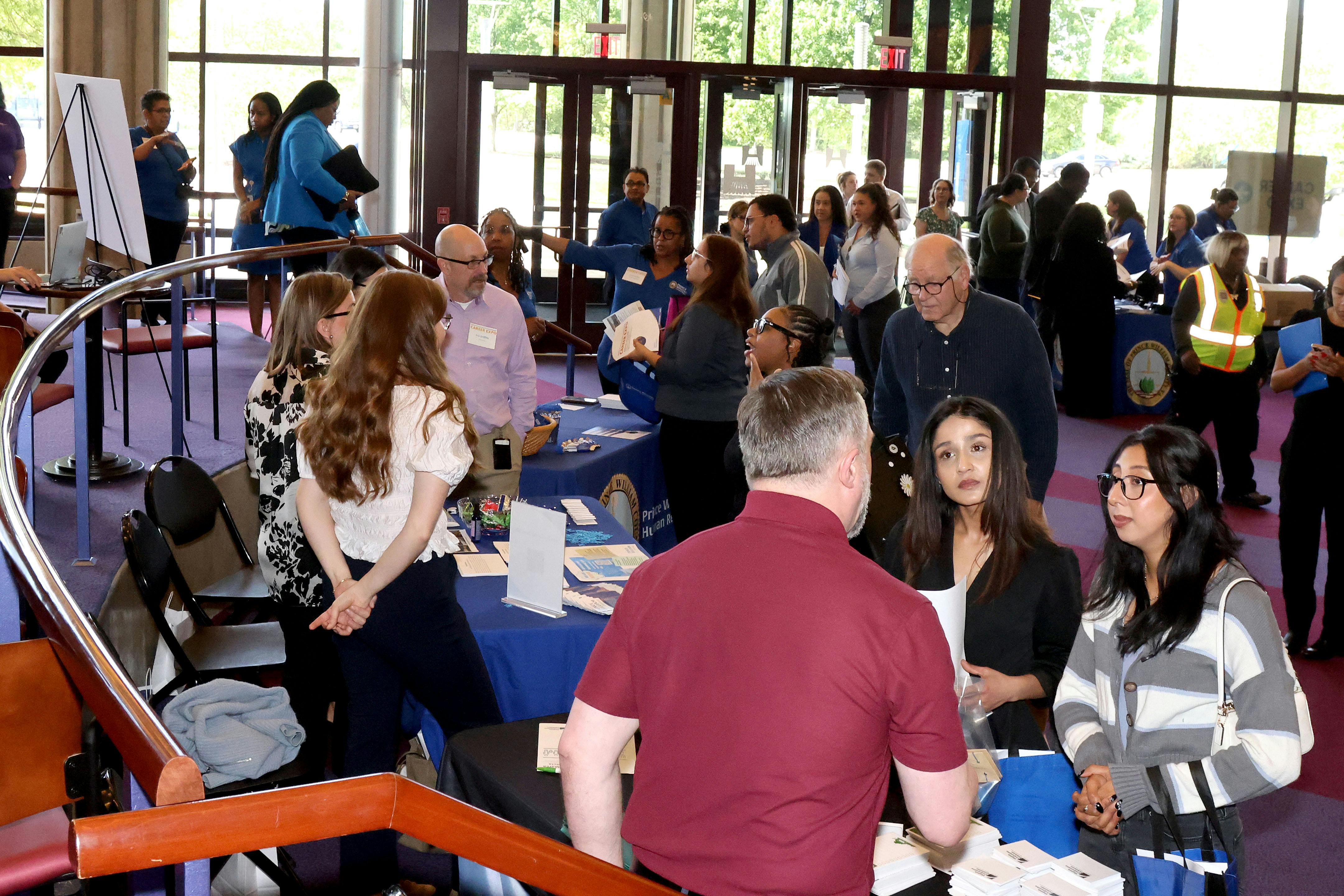 Attendees at the Spring 2026 Career Expo