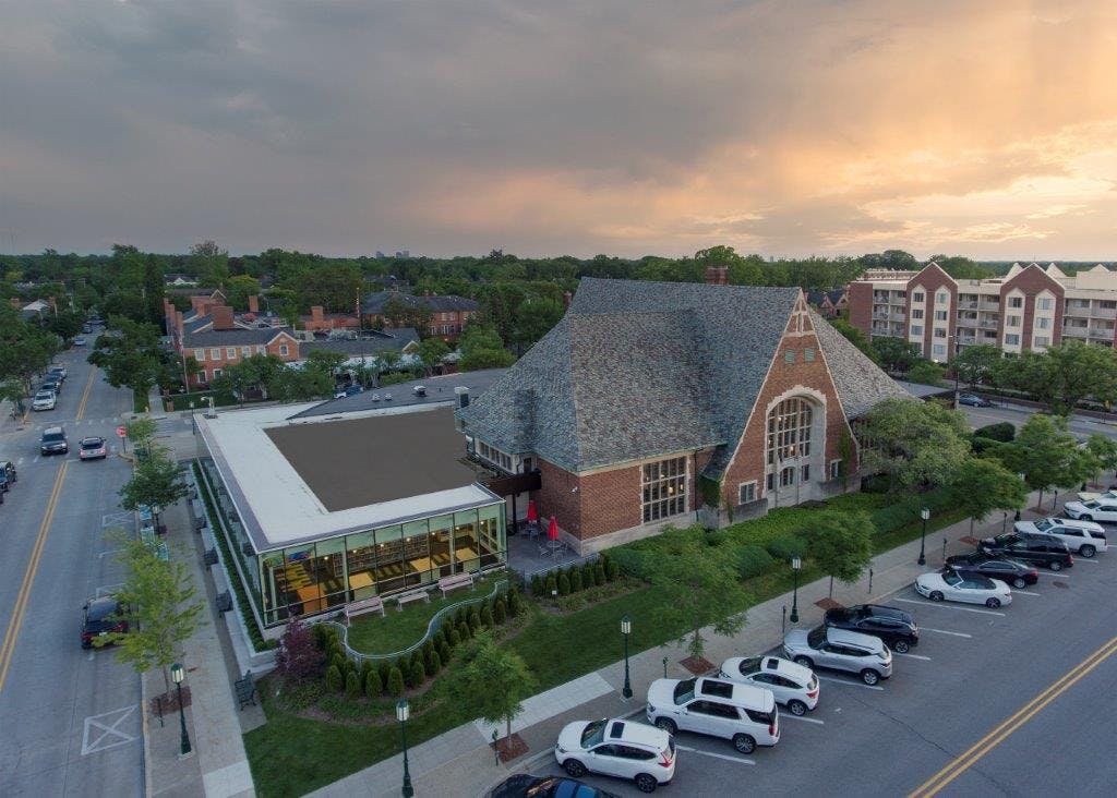 Baldwin Public Library Aerial View