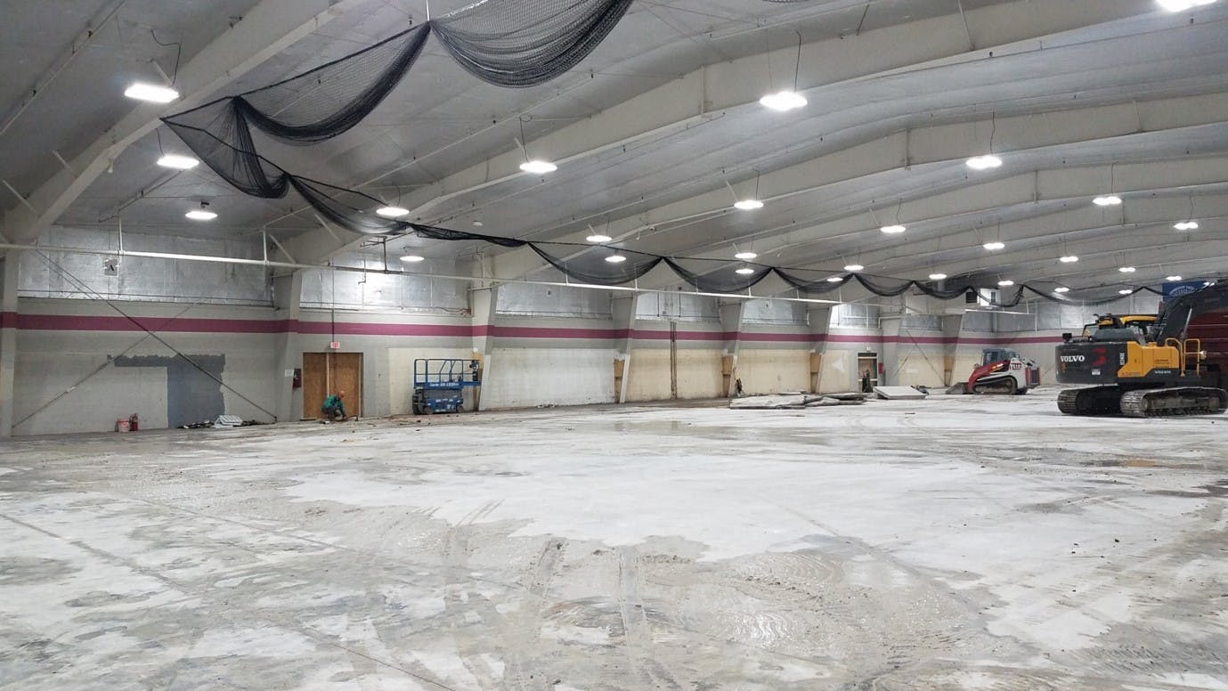 Rink - Preparing to Excavate