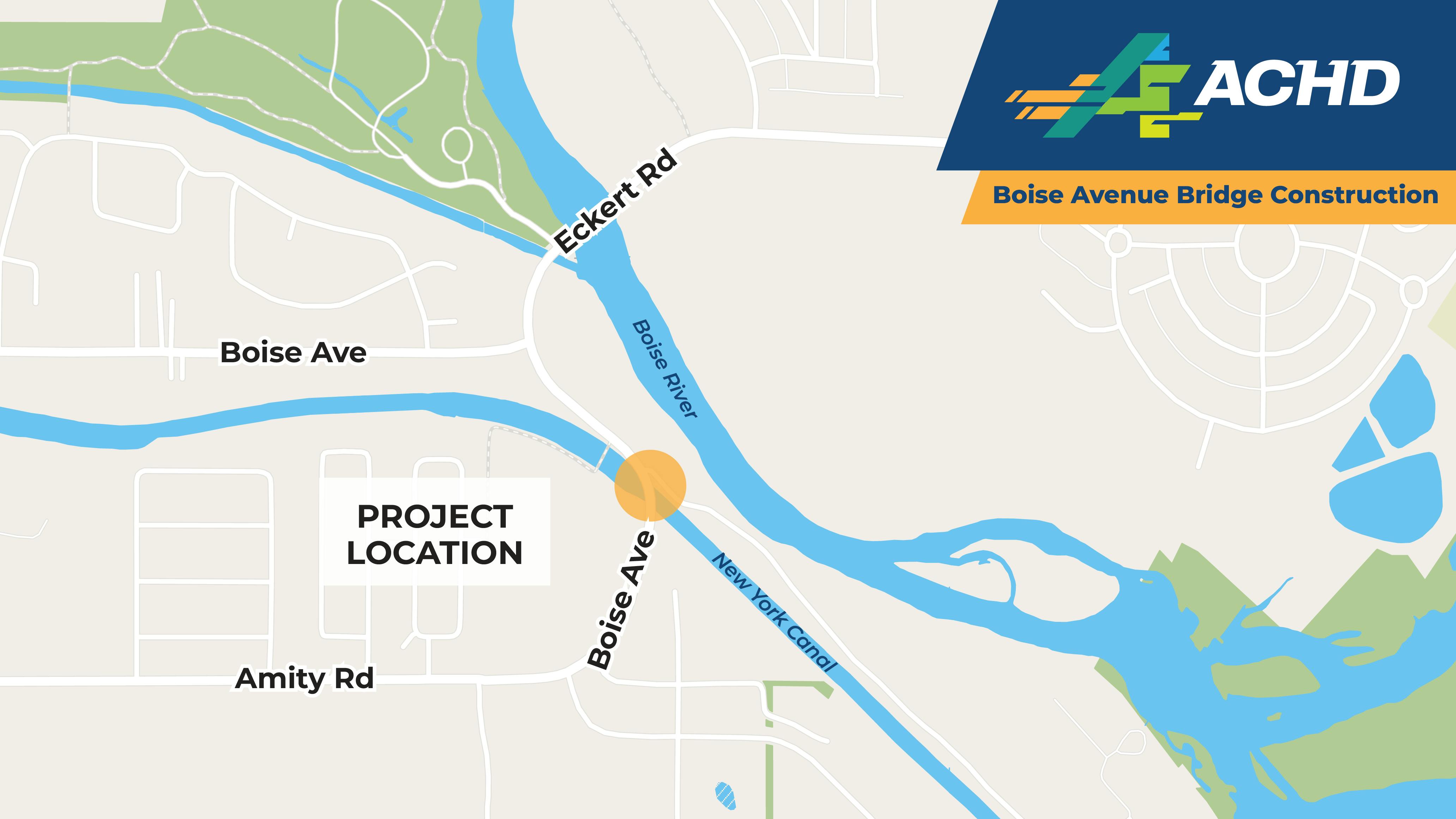 Boise Avenue Bridge Map