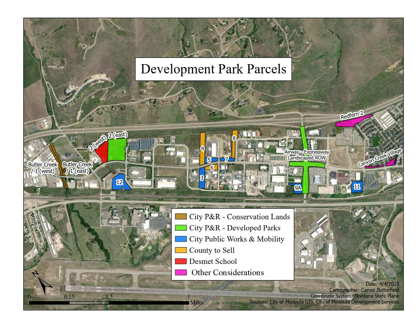 Develpment Park Parcels Map.png