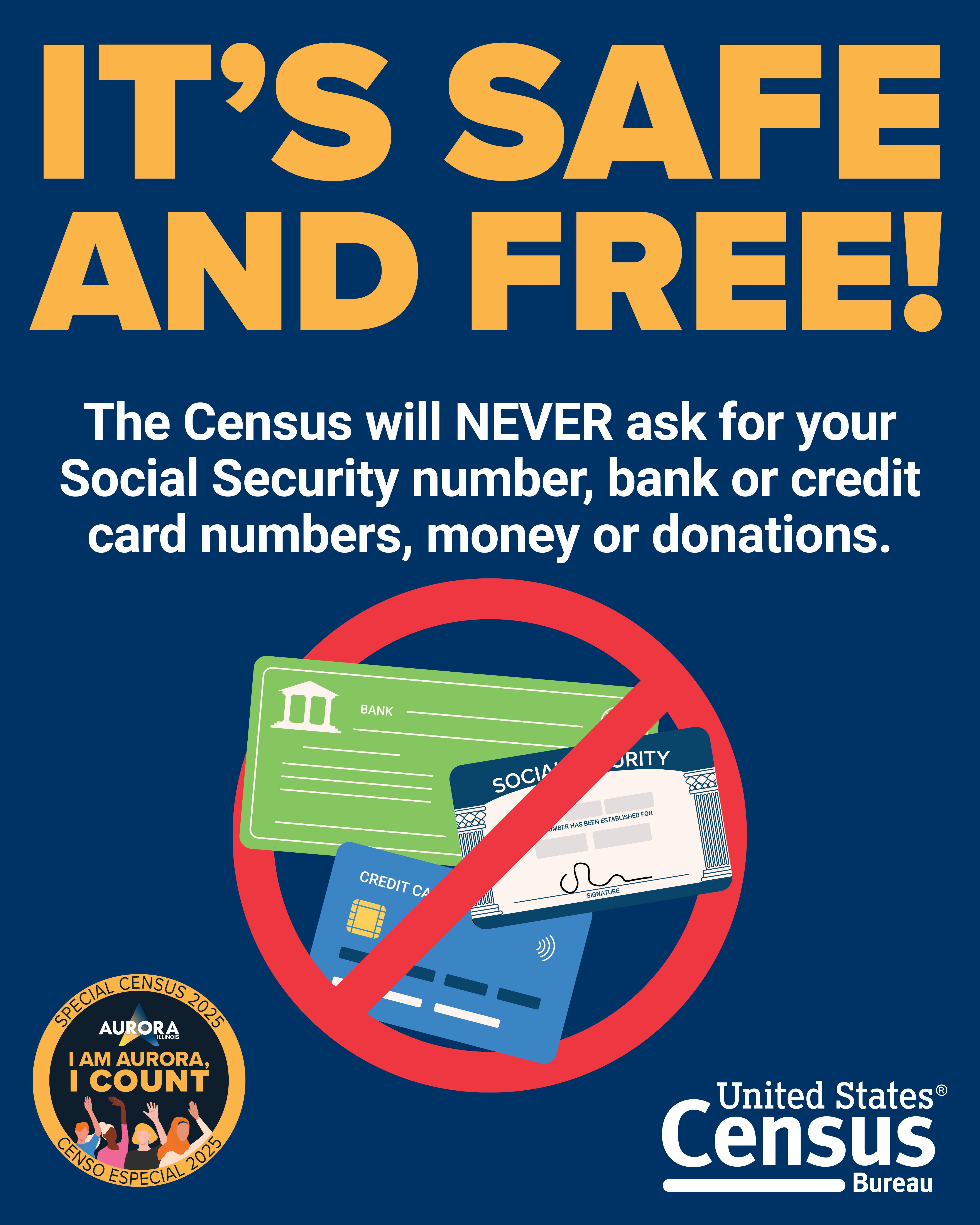 The Special Census Is Safe and Free!