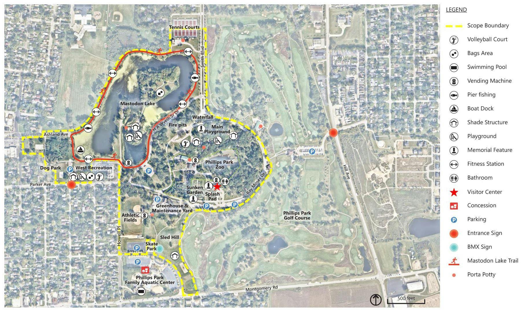Phillips Park Map