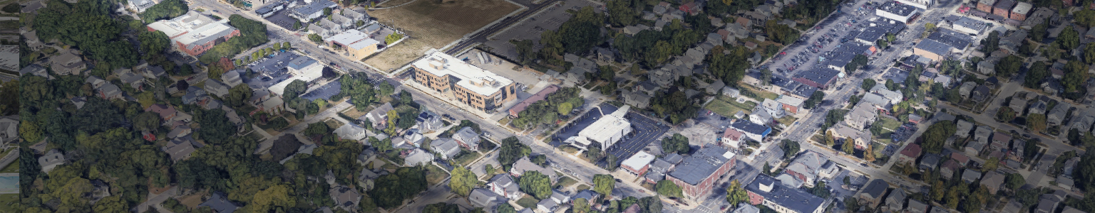 Aerial of First & Grandview District