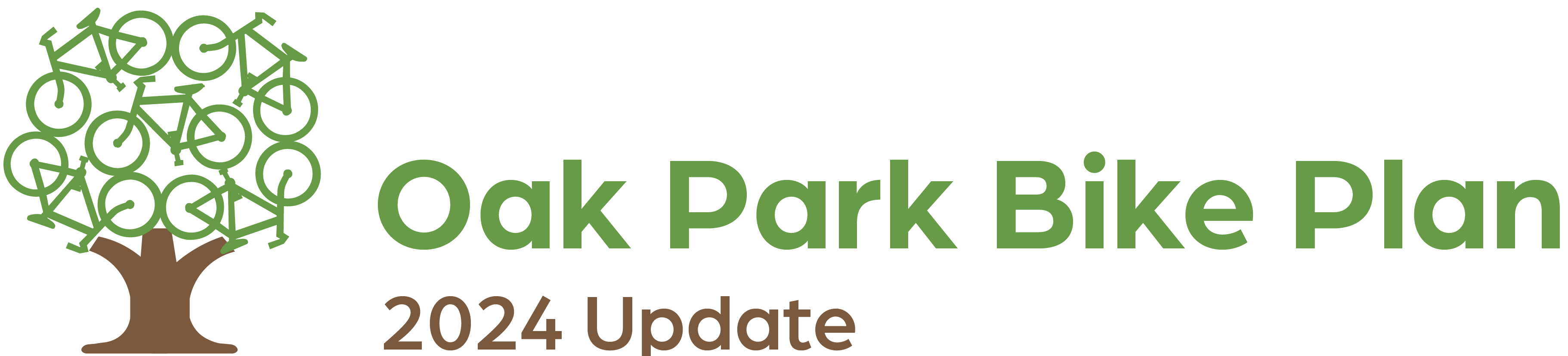 Oak Park Bike Plan 2024 Update logo