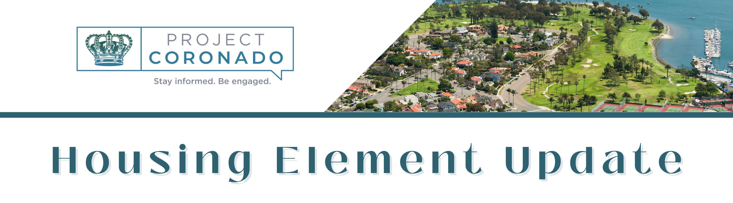 Banner with an aerial image of Coroando