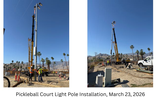Pickleball Court Light Installation