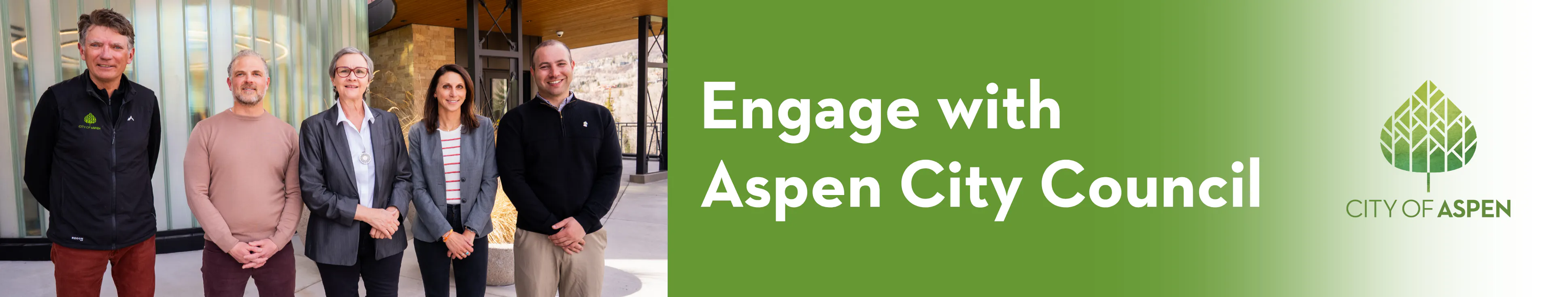 A photo of Aspen City Council members