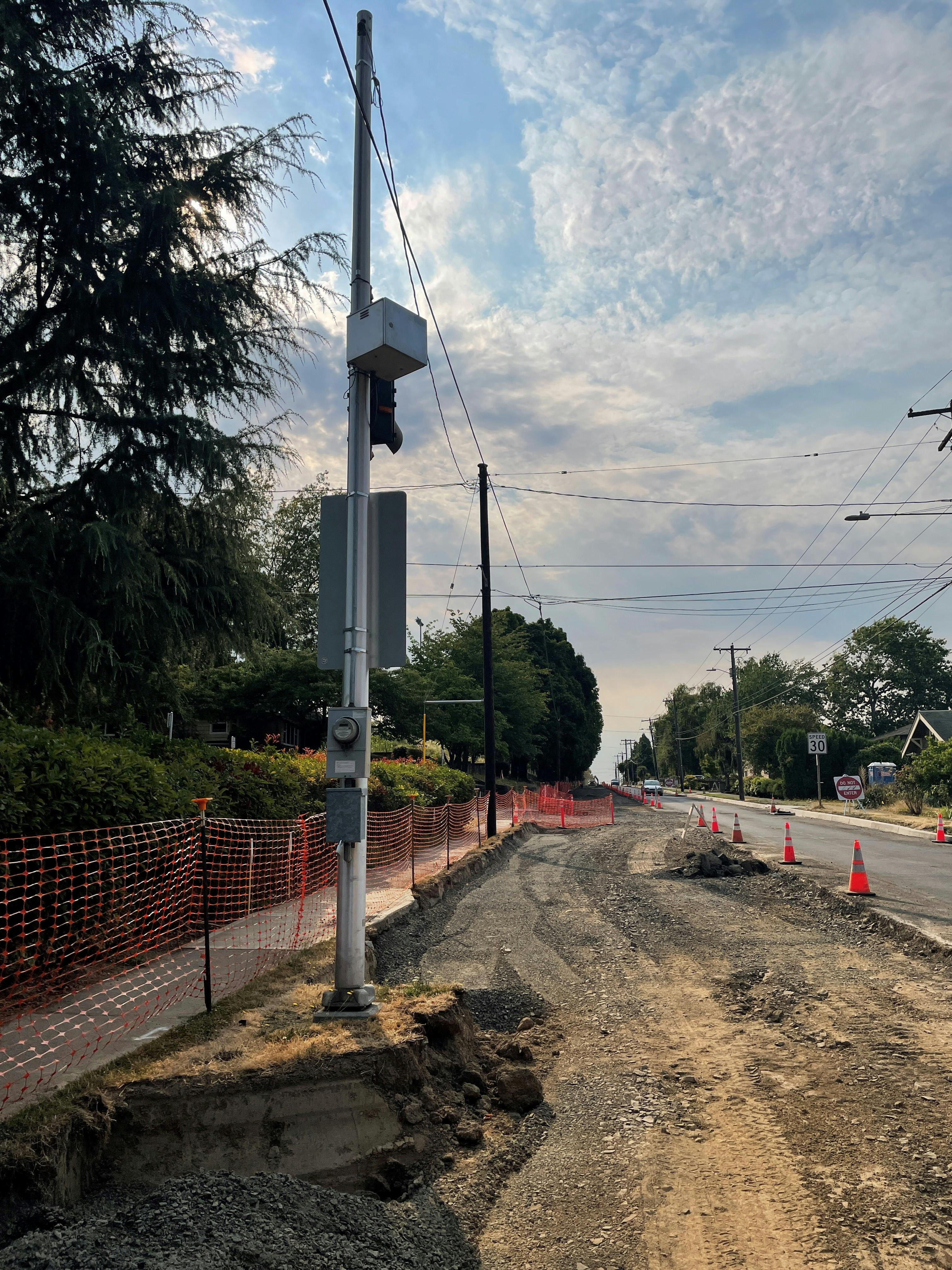 Lake Rd. Construction - July 2021