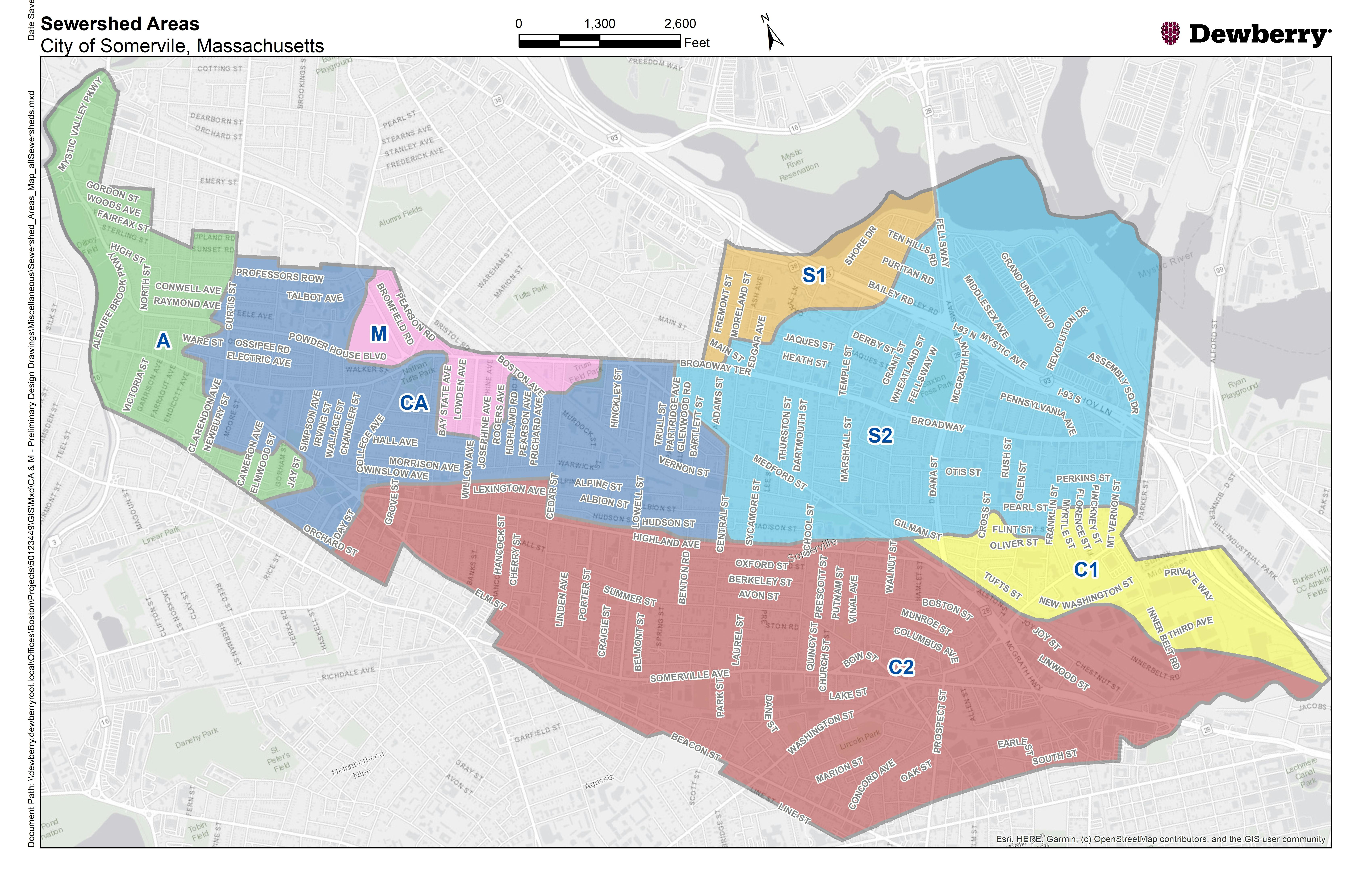 Somerville Ma Ward Map - Brandy Tabbitha