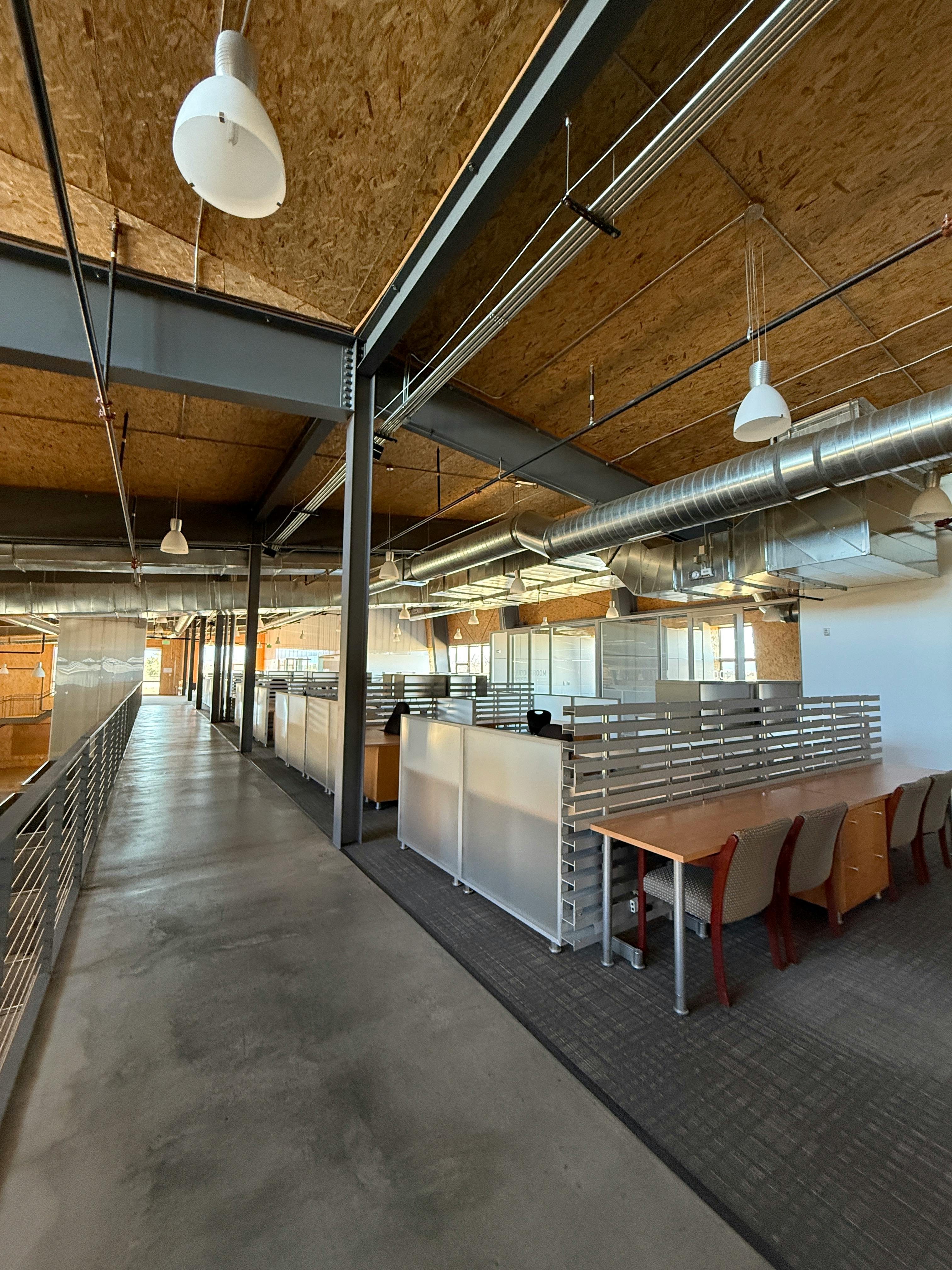 second floor existing office space