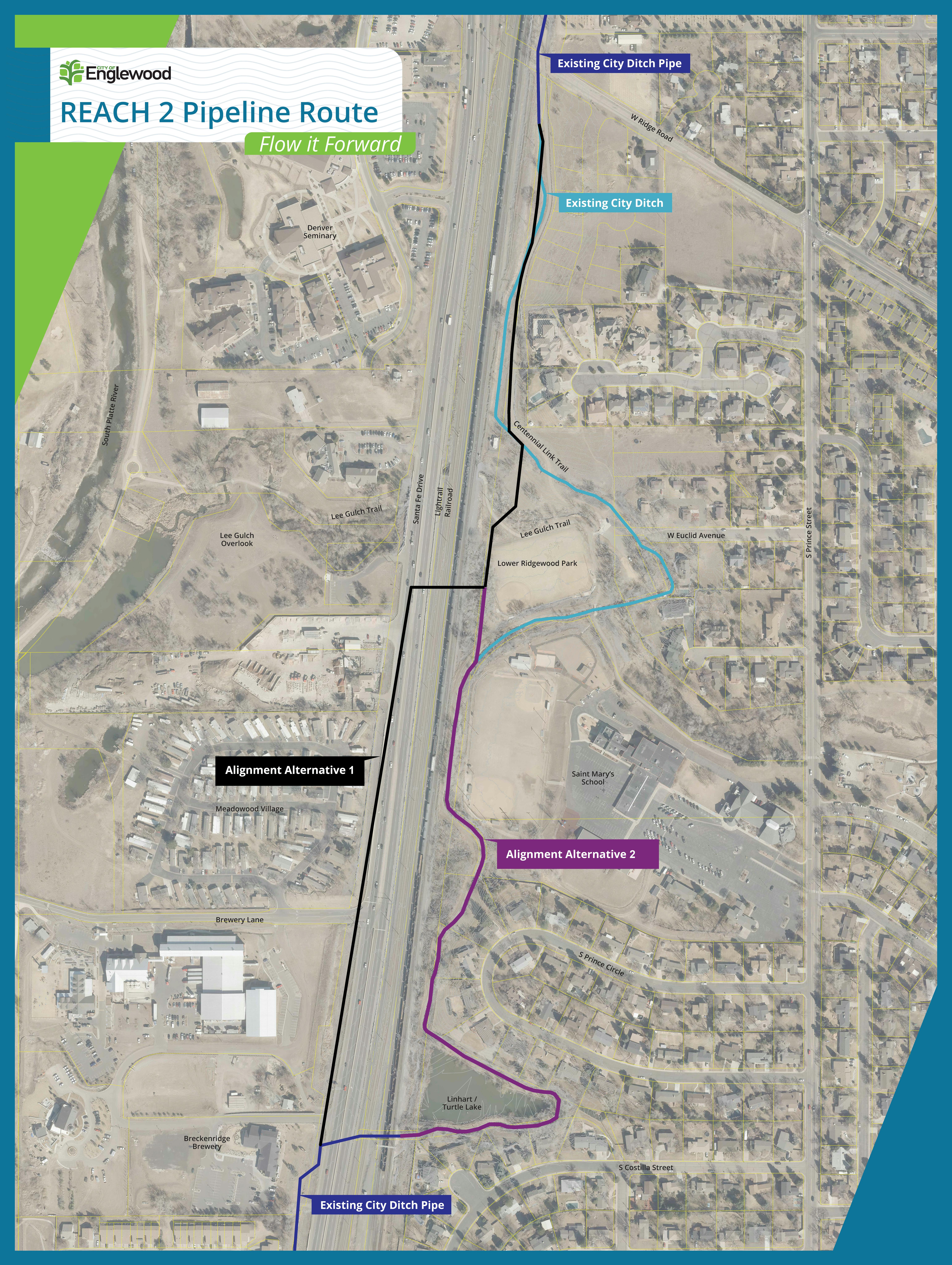 Reach 2 Pipeline Route