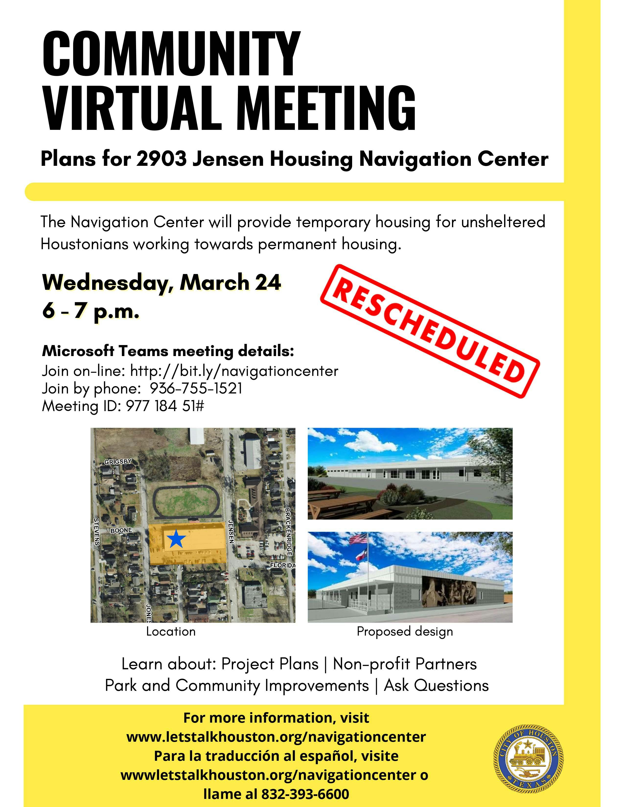 Housing Navigation Center Let's Talk Houston