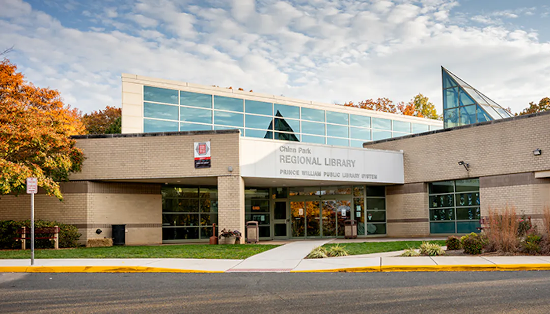 Exterior of Chinn Park library