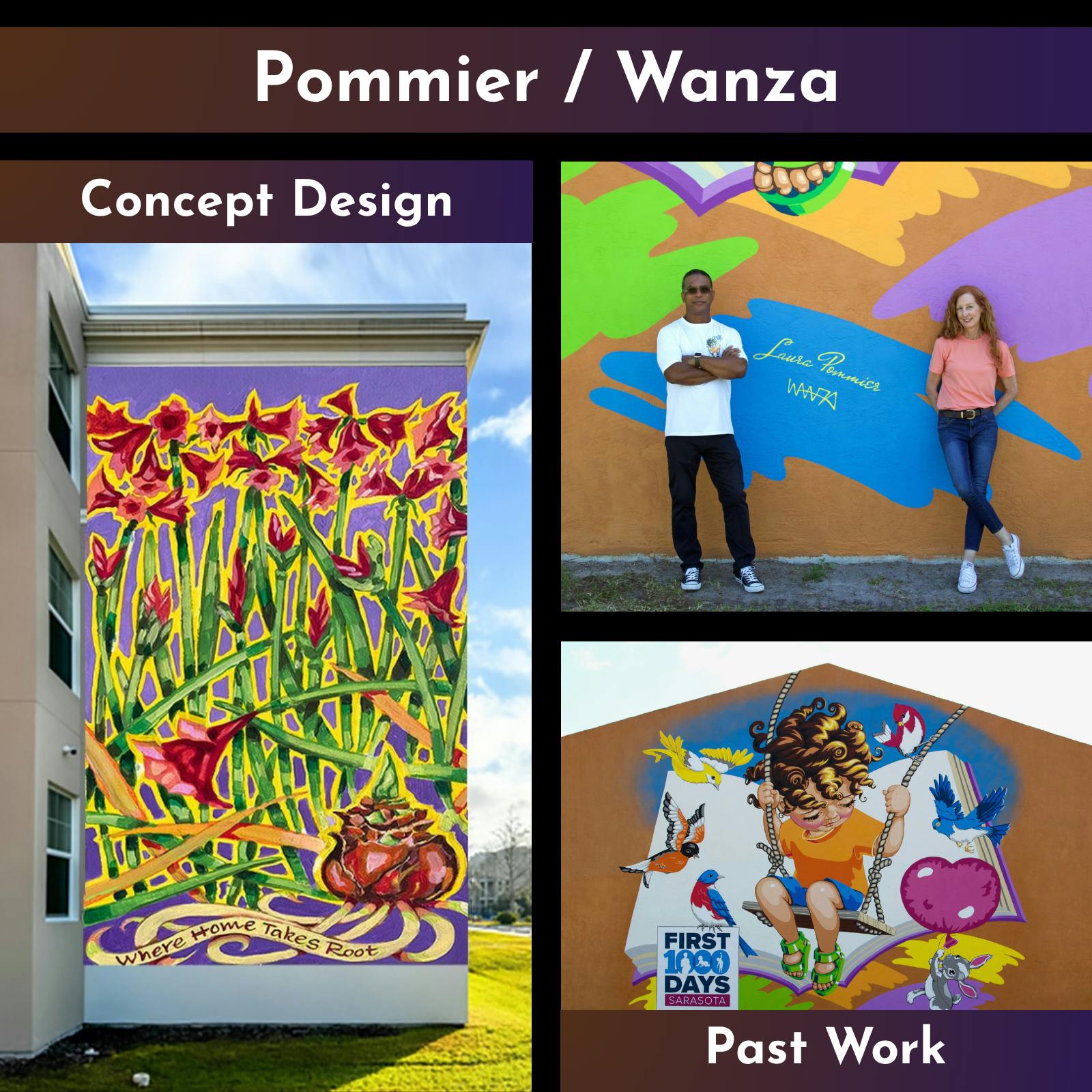 Pommier / Wanza (Laura Pommier and Reggie "Tuk" Wanza)
