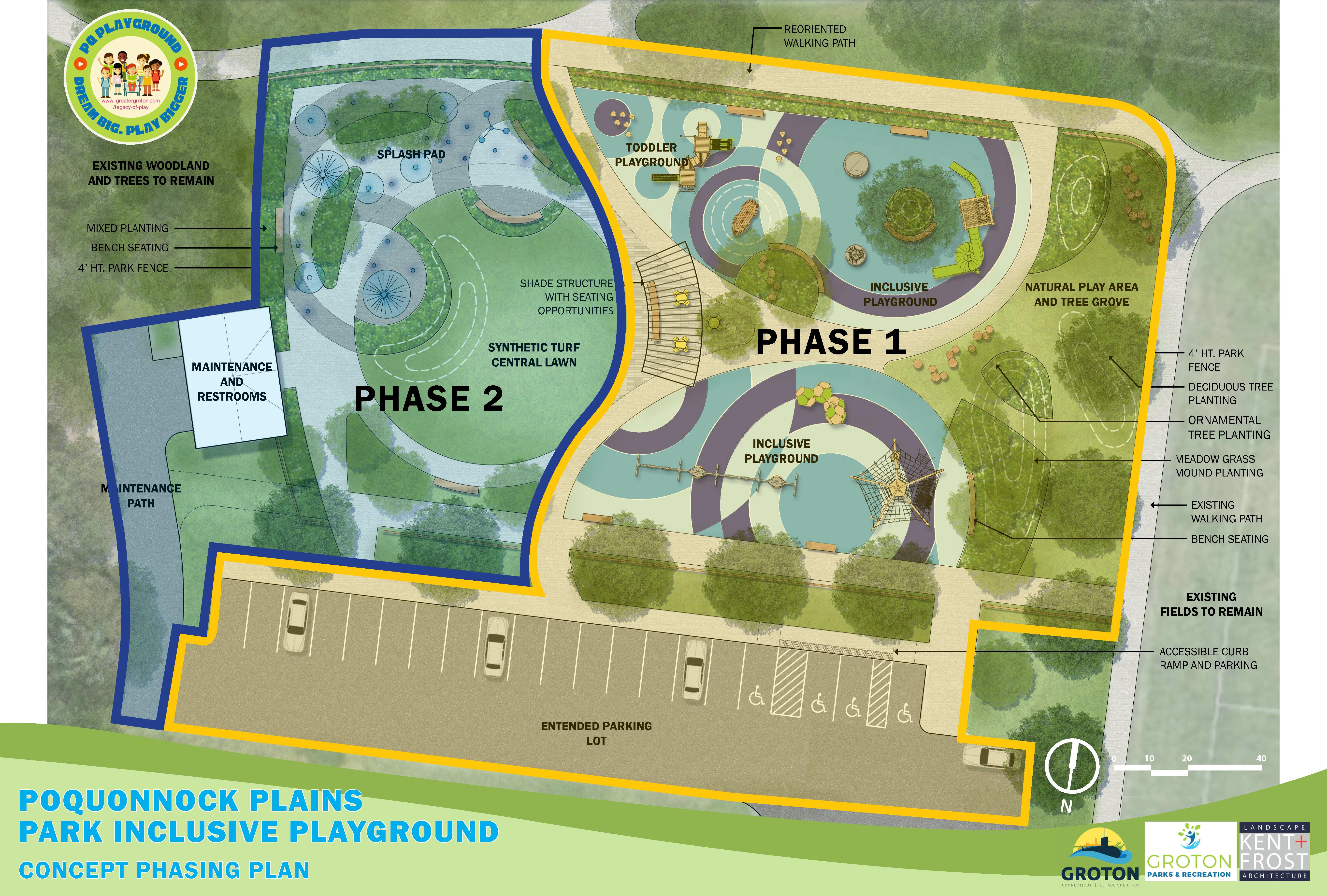 Poquonnock Plains Park Playground Concept