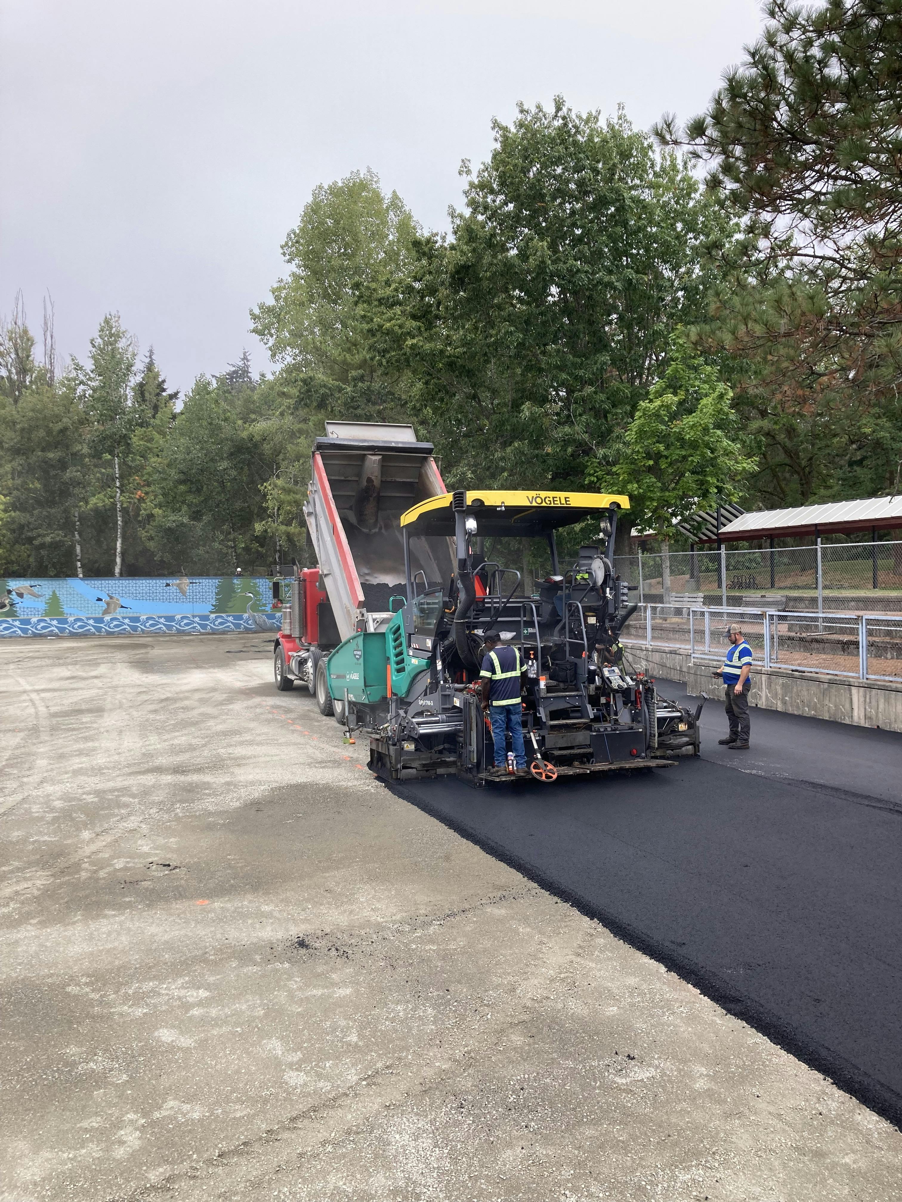 Asphalt paving on 09.24.24