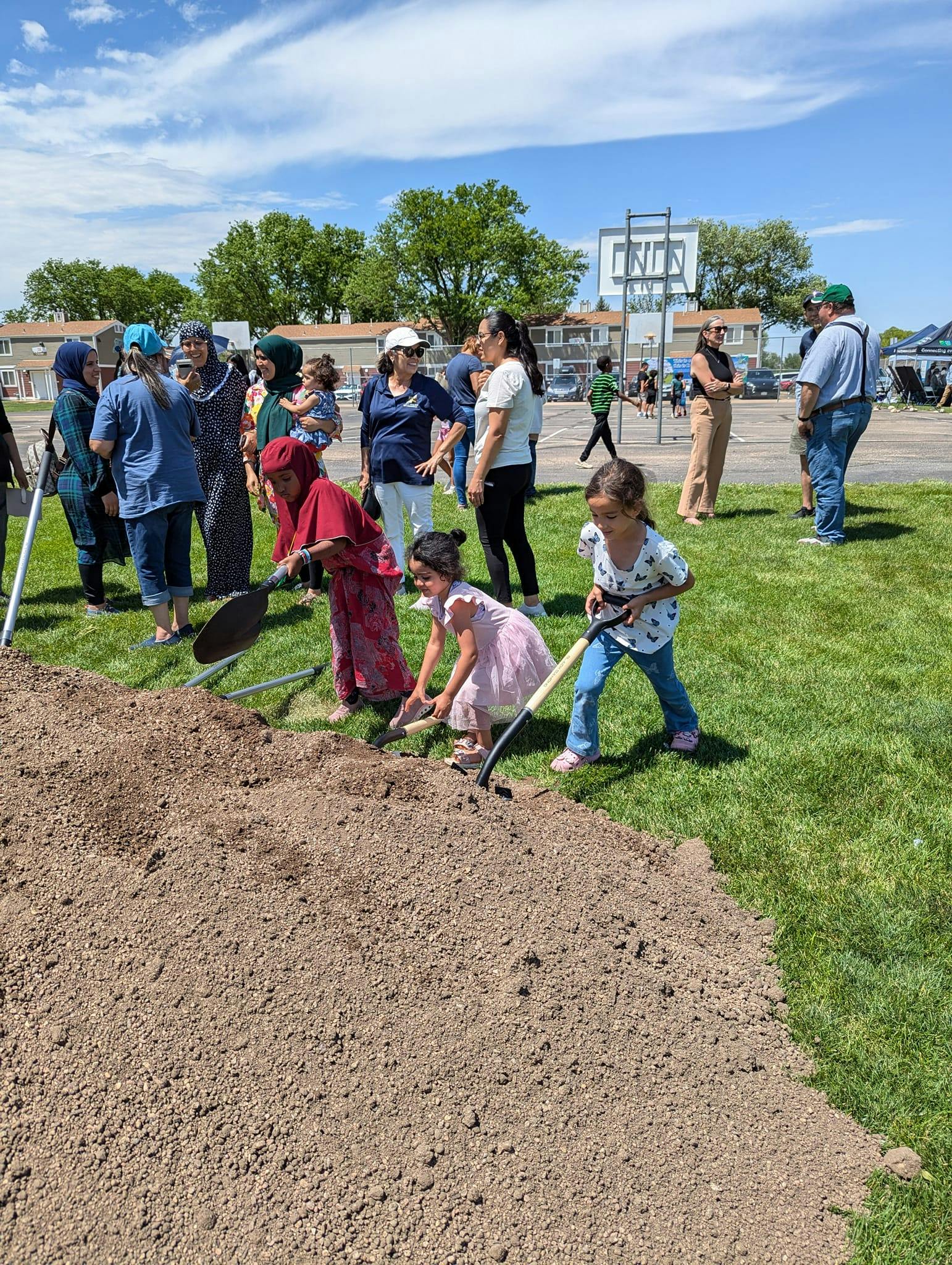 June 26 Groundbreaking: A little help from our smallest residents.