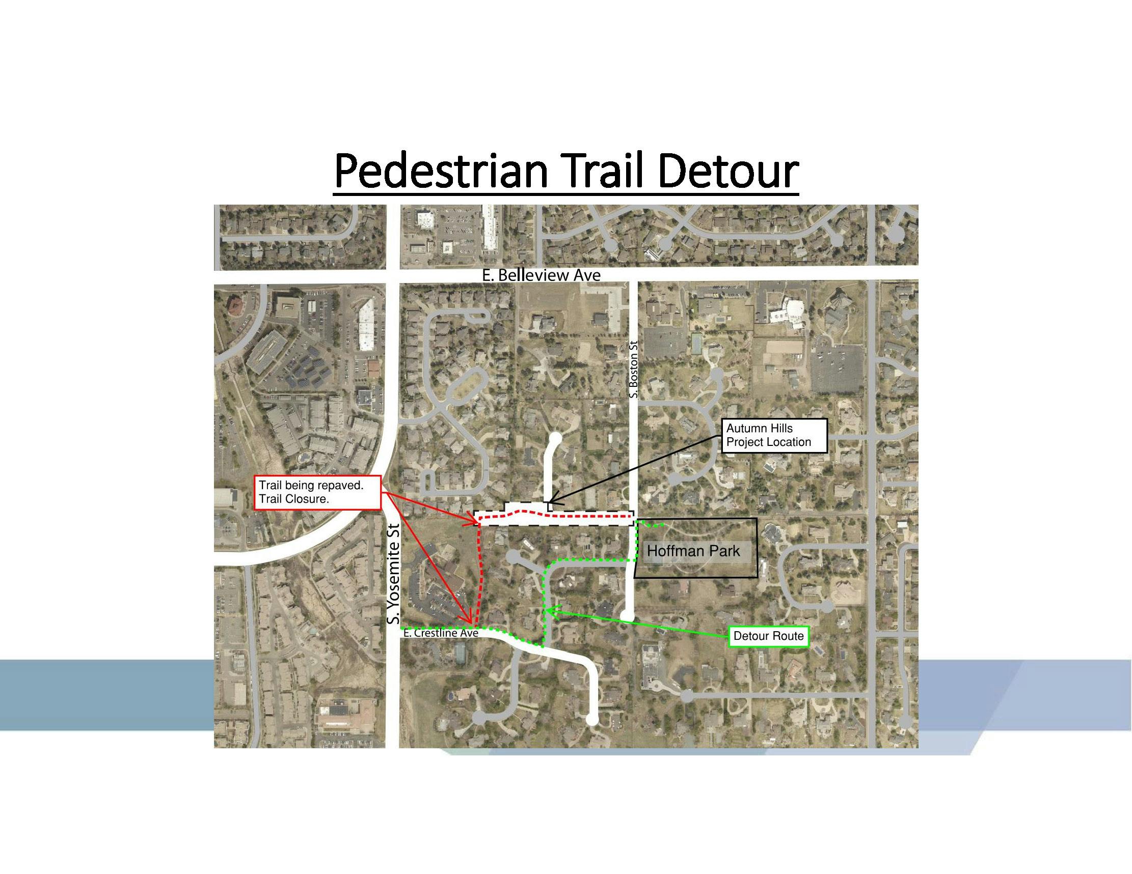 Pedestrian Trail Detour