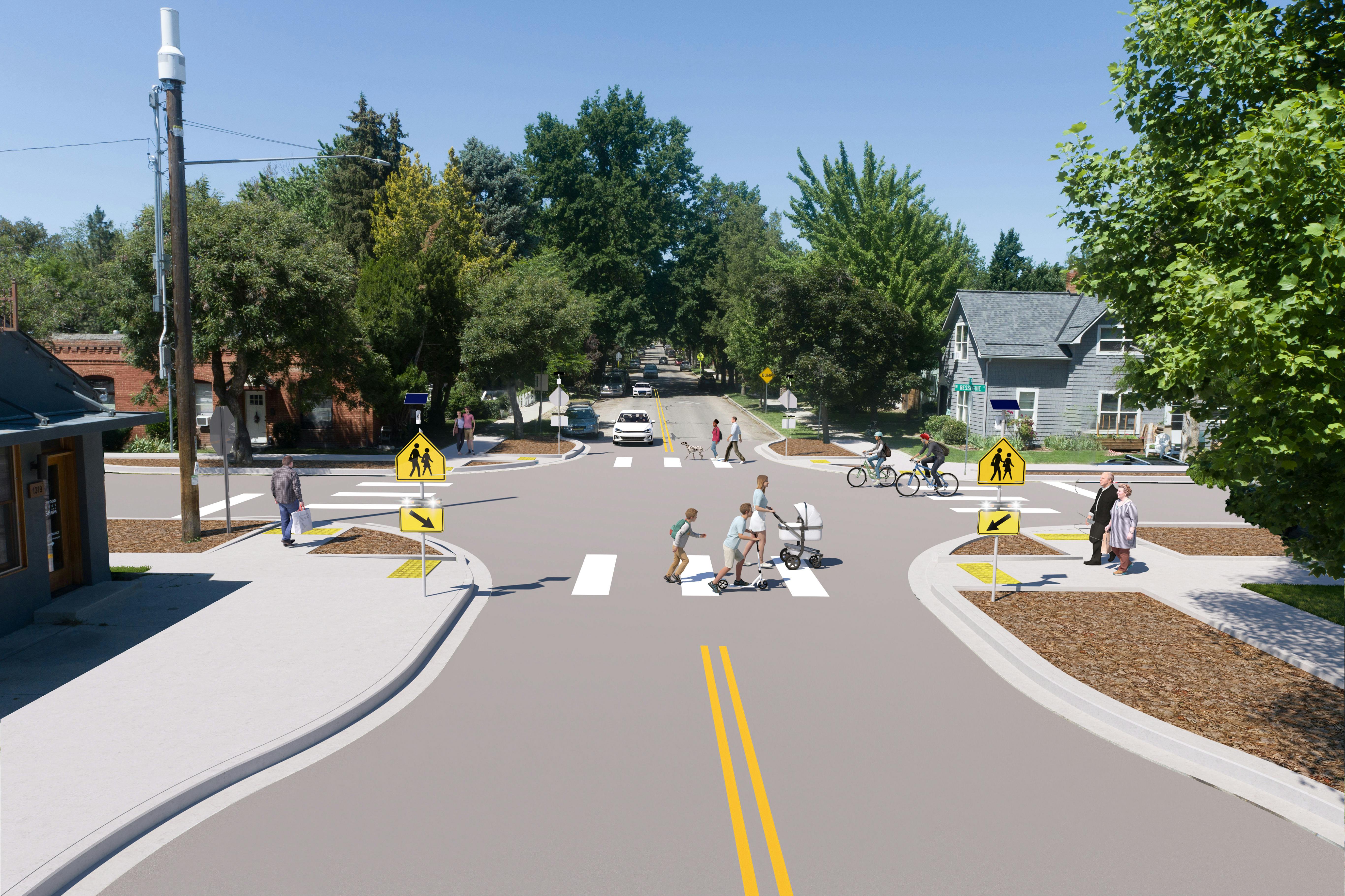 Bulb-outs with RRFBs - Ressegue and 8th.jpg