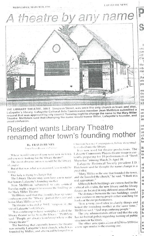 Library Theater renaming_1998 article scan