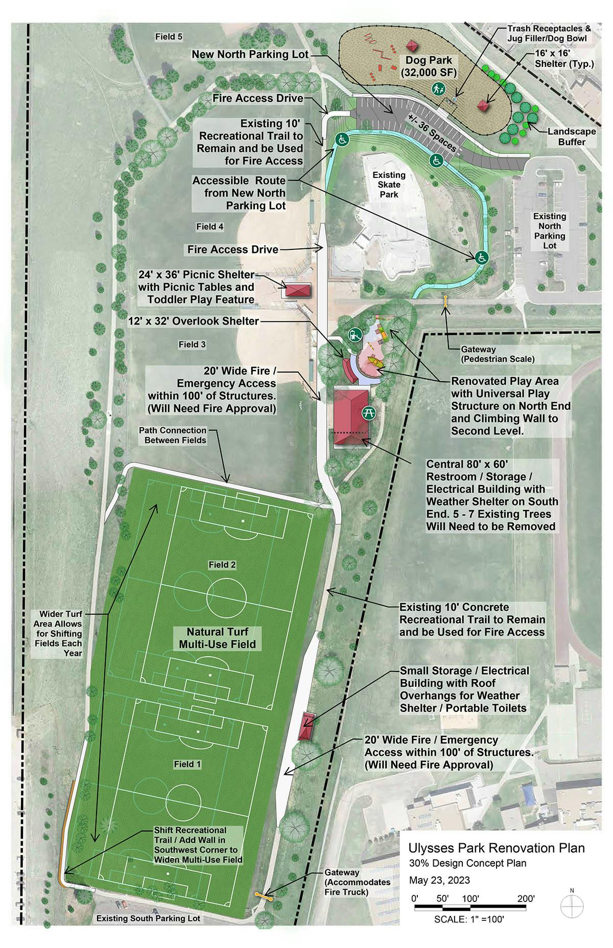 Ulysses Park Redesign Concept