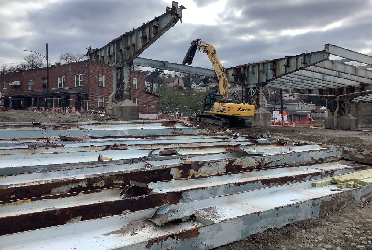 Braddock Avenue/Kenmawr Avenue ramp demolition