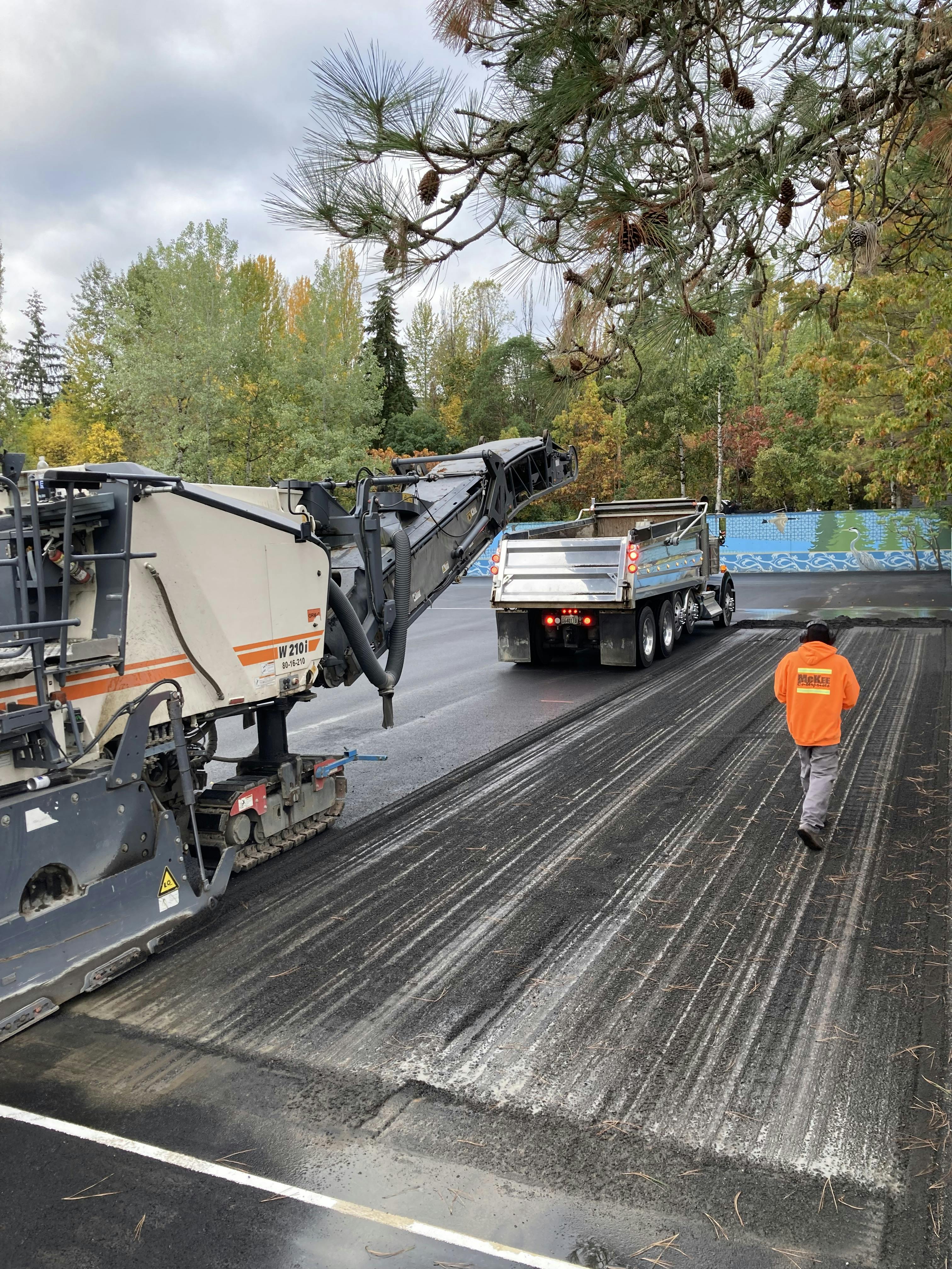 Making paving corrections