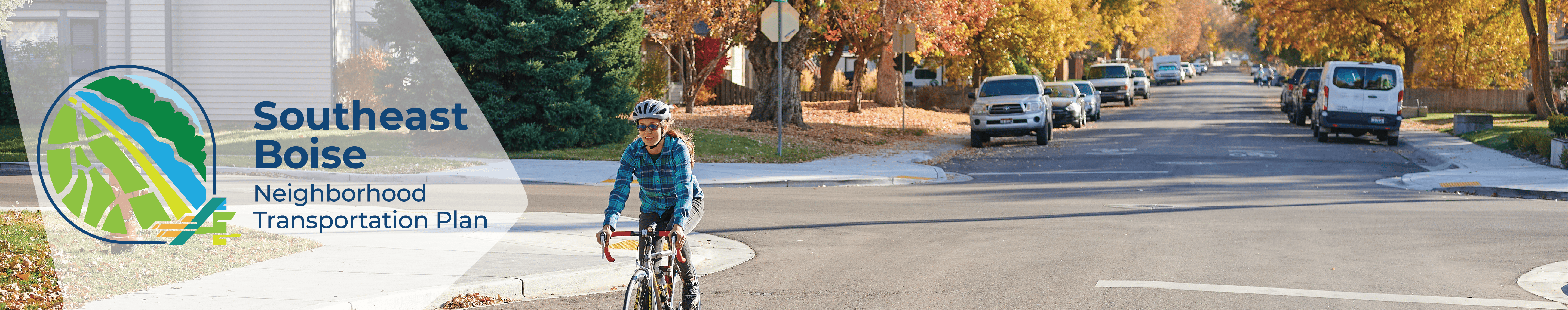 Leadville Street with bulb-outs, sharrows and bicyclist