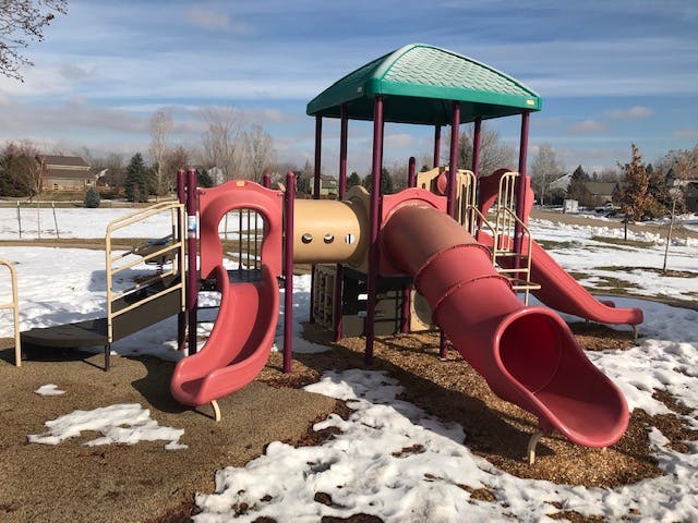 Aging West Play Structure