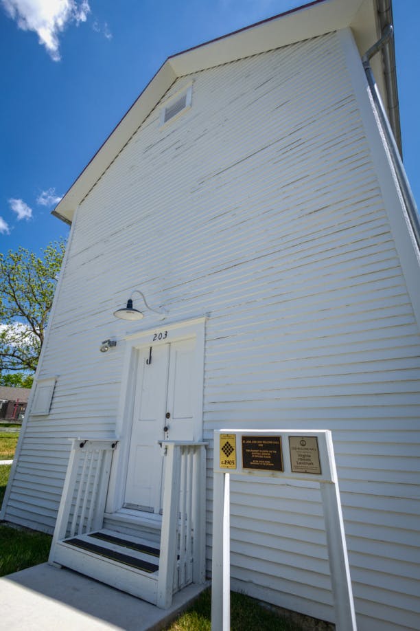 St. Luke and Odd Fellows Hall (front entrance)