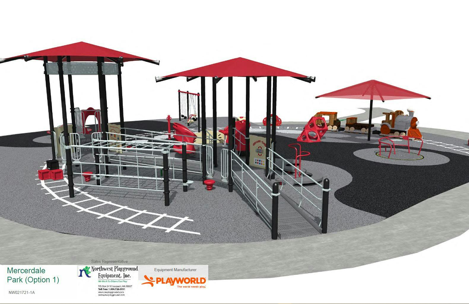 Proposed Playground Replacement - Rendering #2