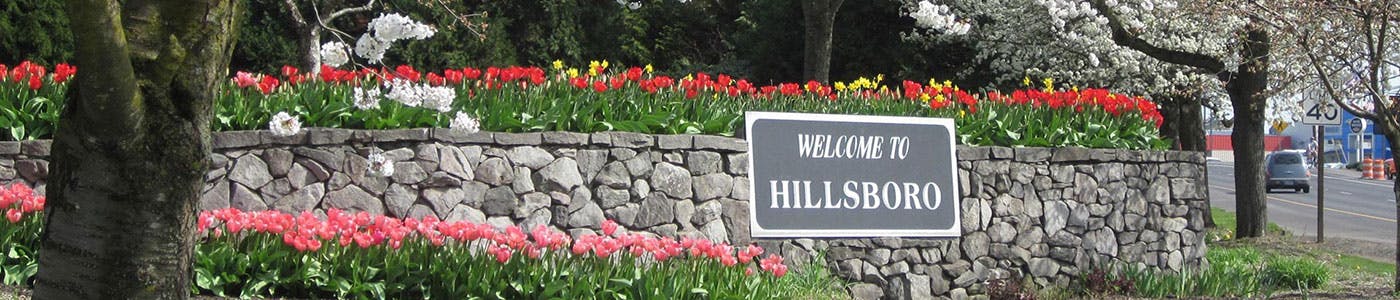 Welcome to Hillsboro Sign