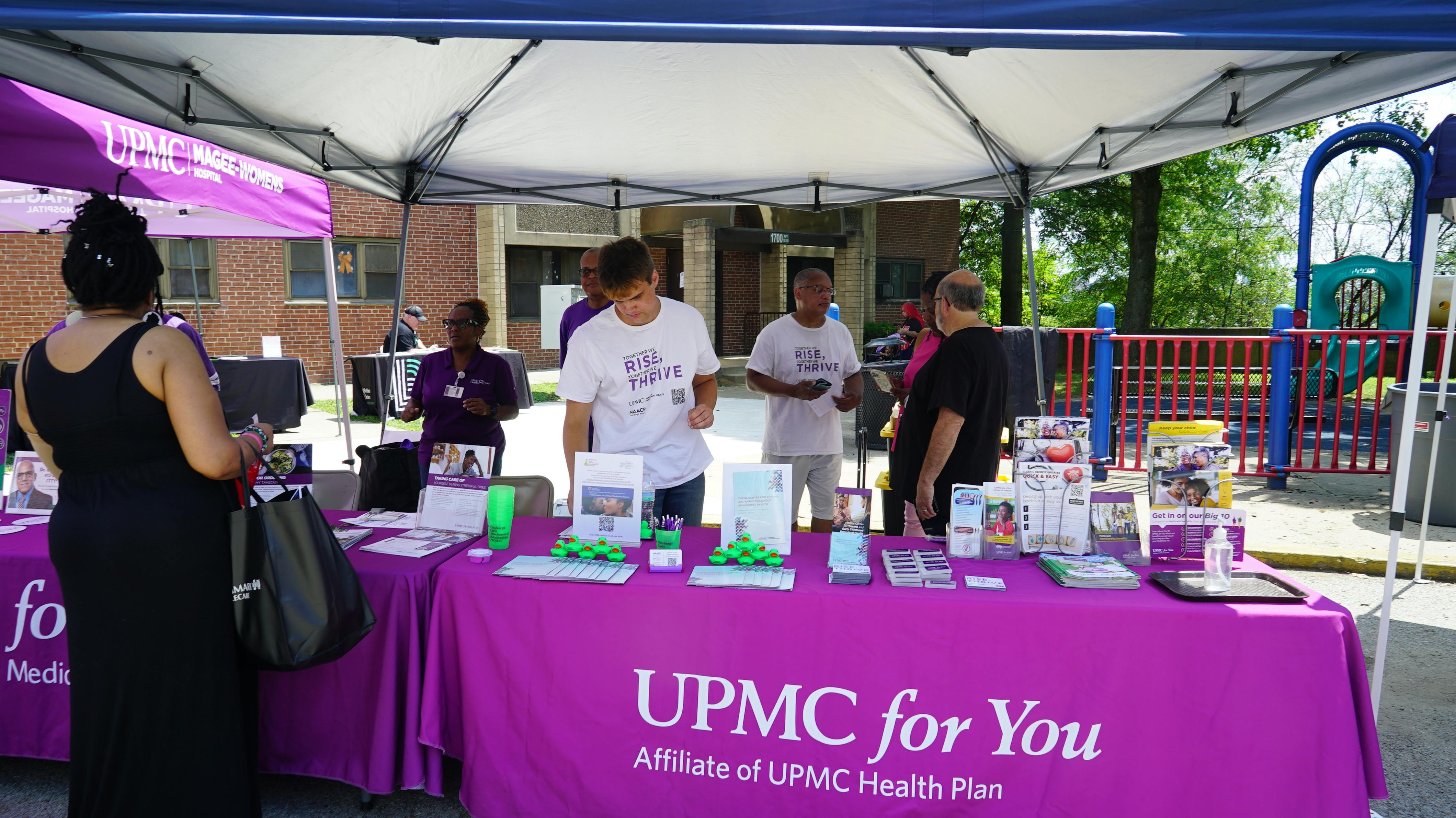 UPMC For You, UPMC Health Plan Affiliate, at an HACP Community Health Awareness Day