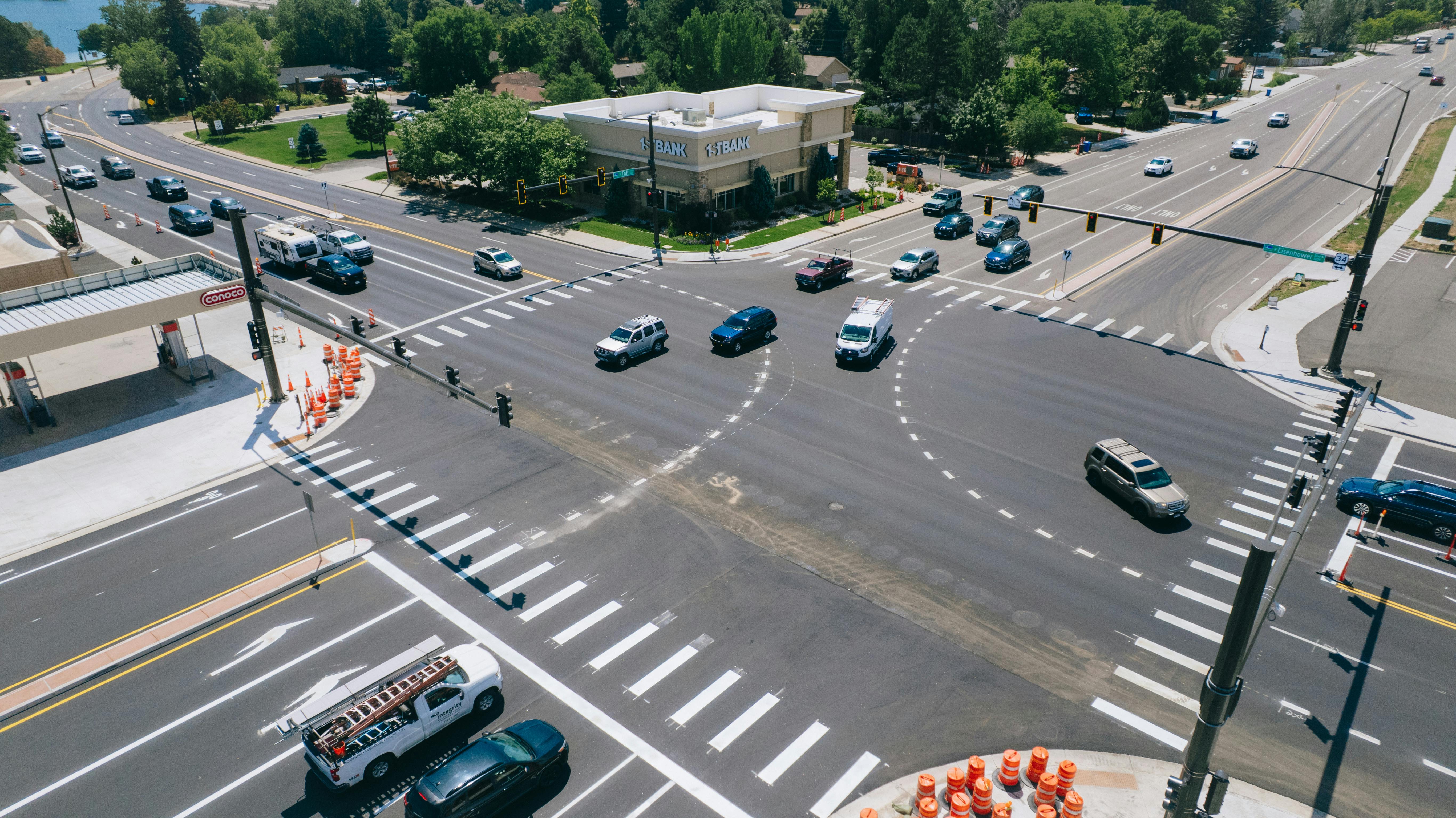 Intersection of US 34 and Taft Avenue 