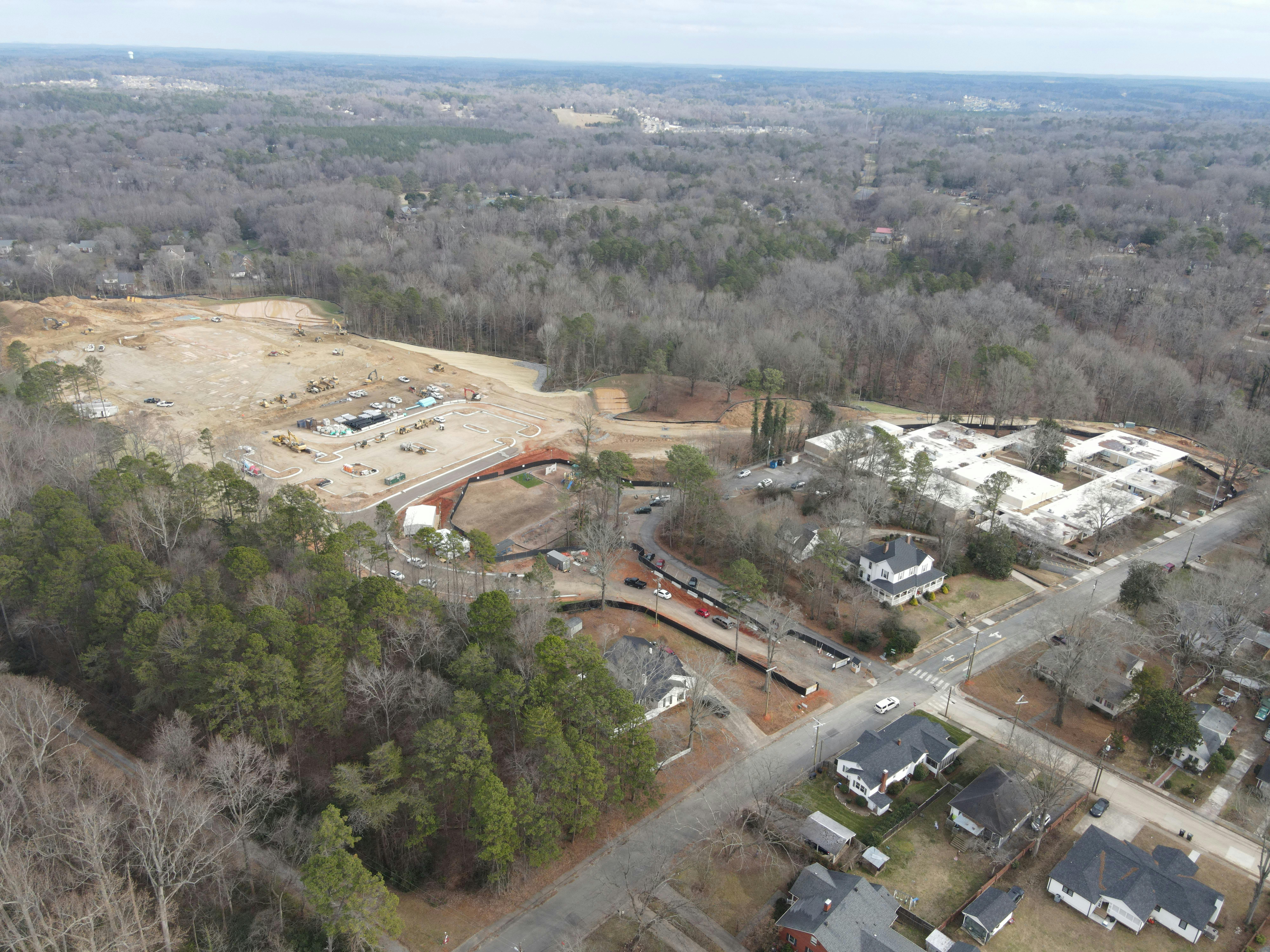 Site view from overhead.