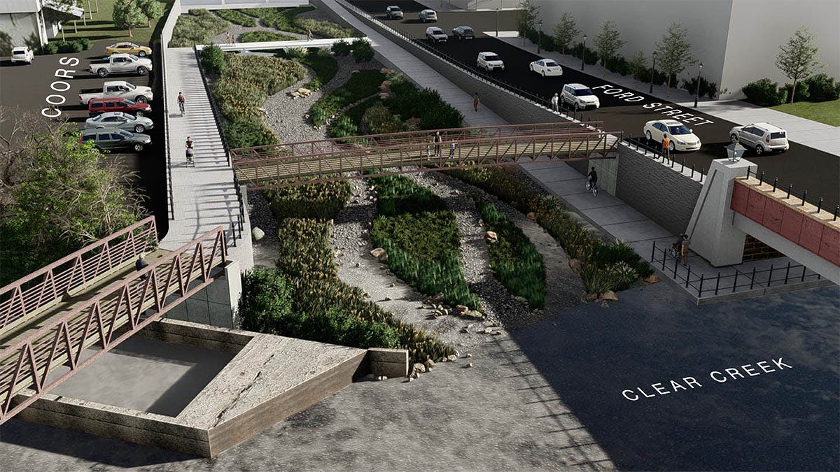 Kinney Run Perspective Rendering