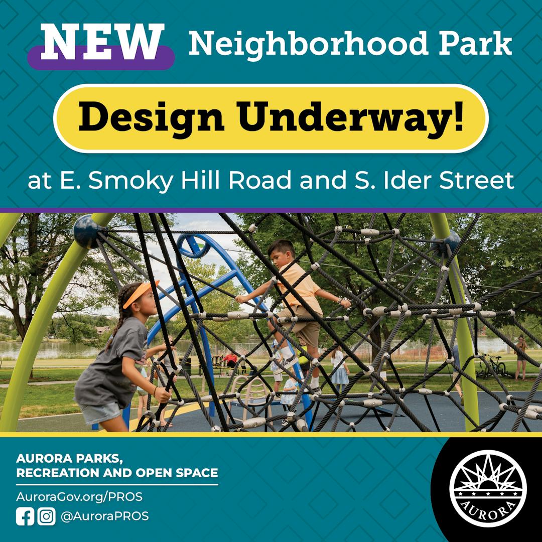 New Neighborhood Park Coming Soon at East Smoky Hill Road and South Ider Street