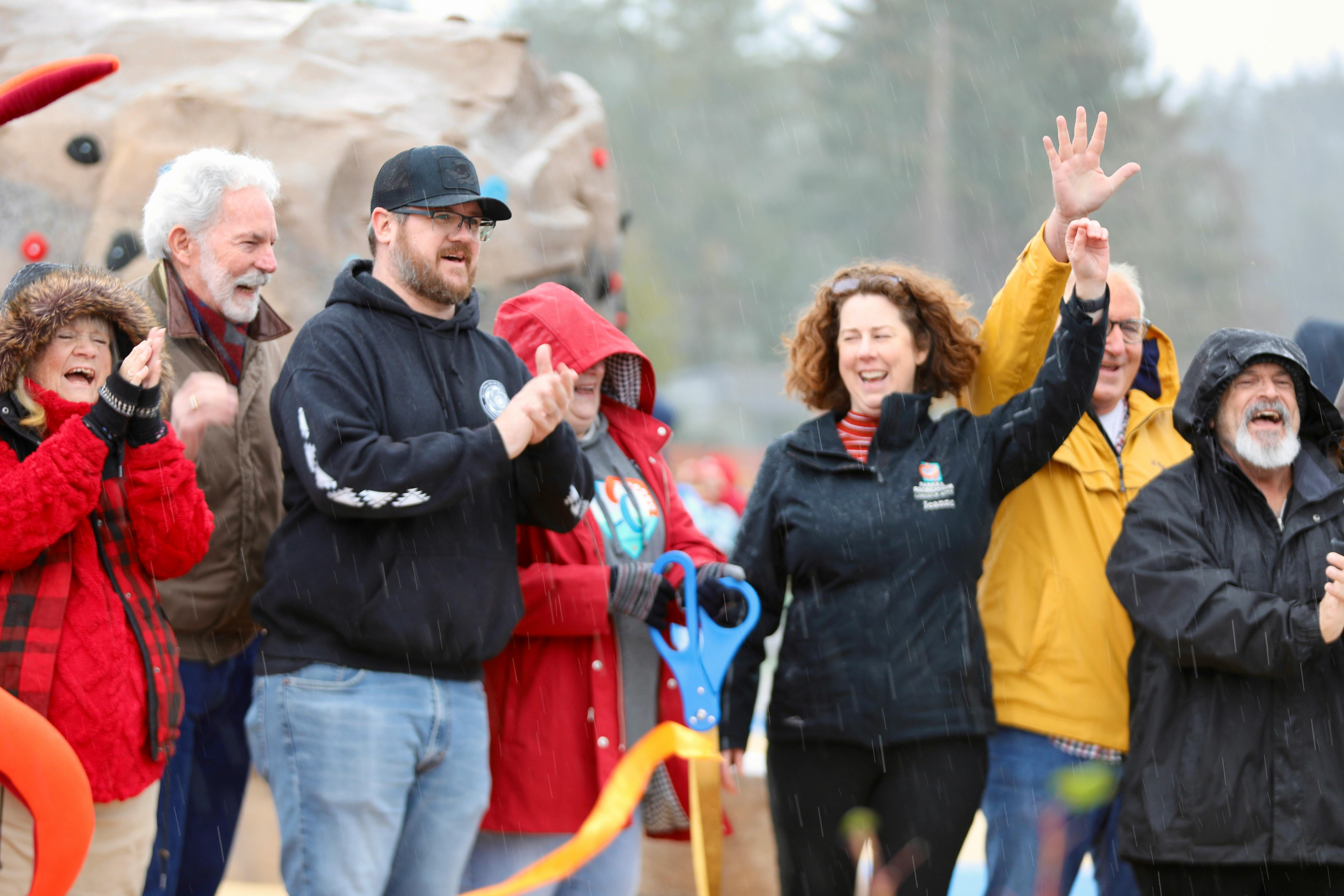Ribbon Cutting at Schooner Creek Discovery Park Playground - 12/14/2024