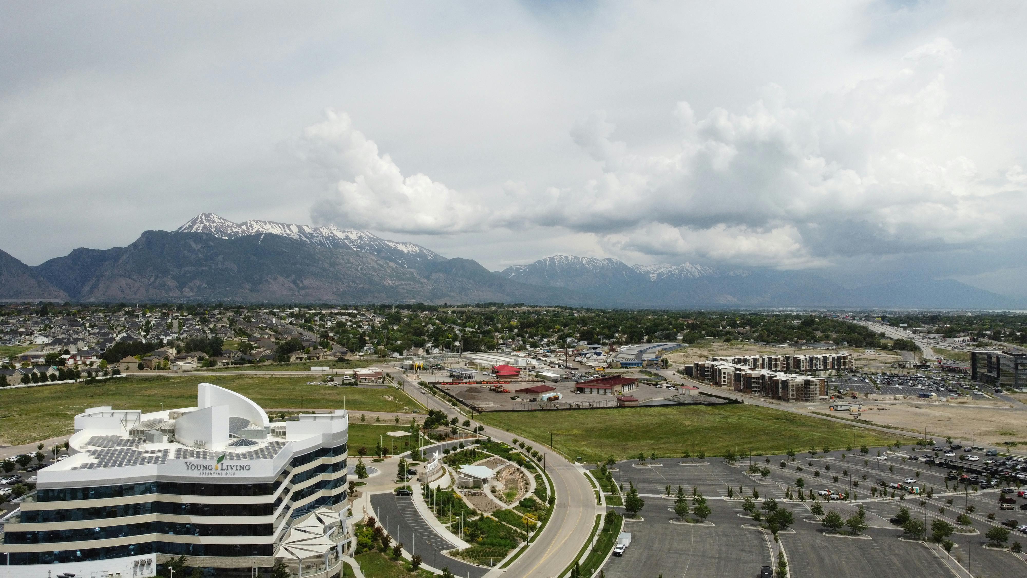 Aerial towards the East