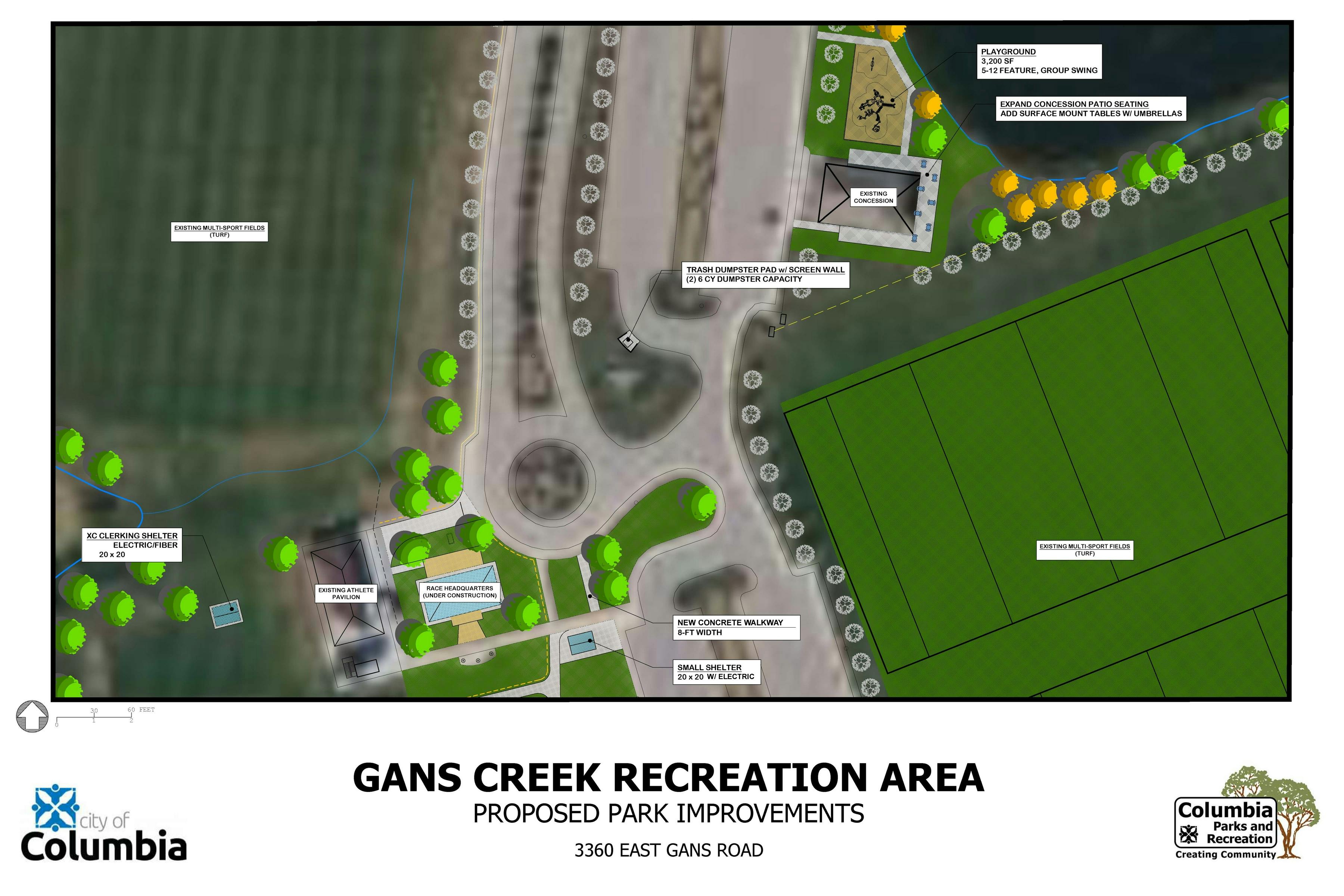 Gans Creek Recreation Area proposed improvements