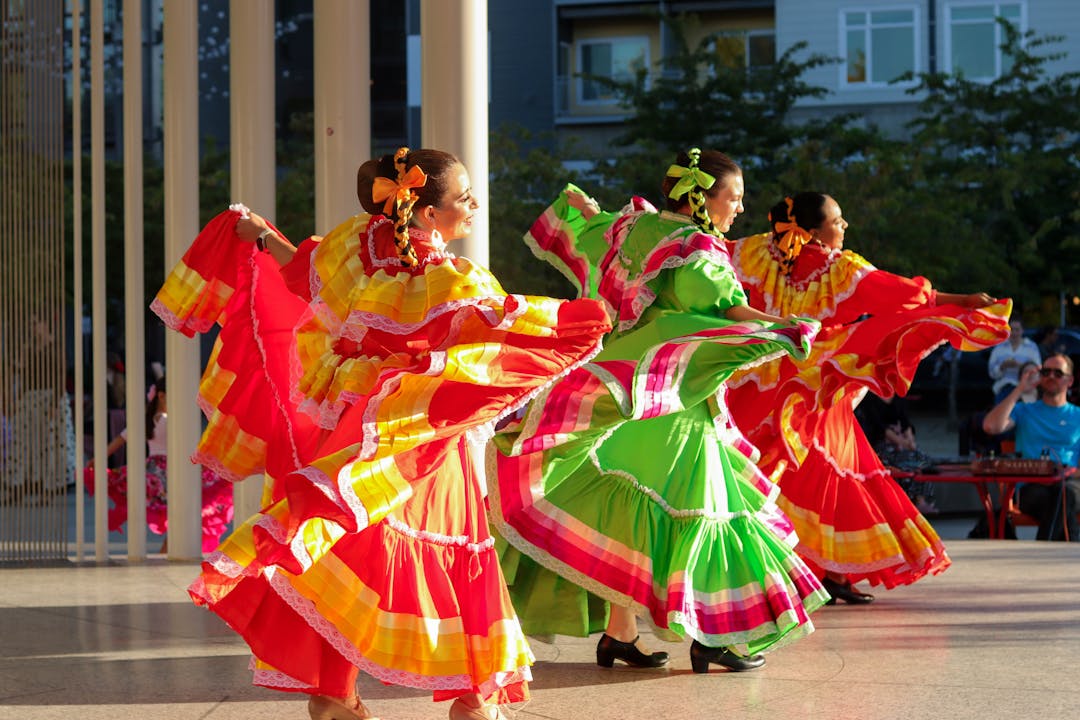 Dancers on Redmond's Bouyant Pavilion stage