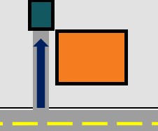 Detached garage in rear