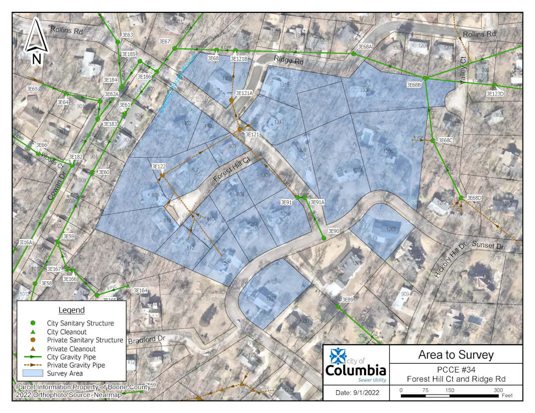 Sewer improvement project for Forest Hill Court and Ridge Road | City ...