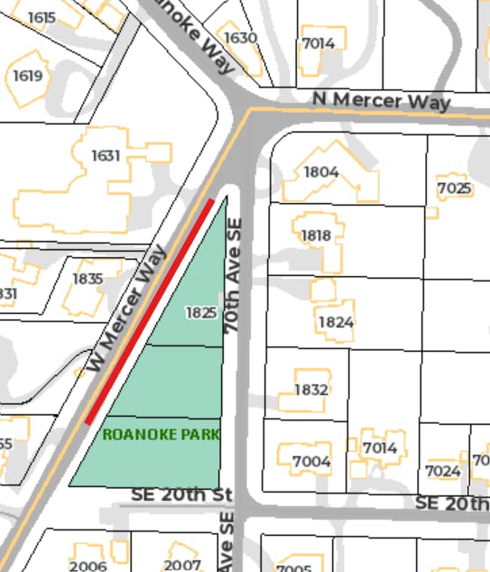 Roadway impacts on West Mercer Way on June 11
