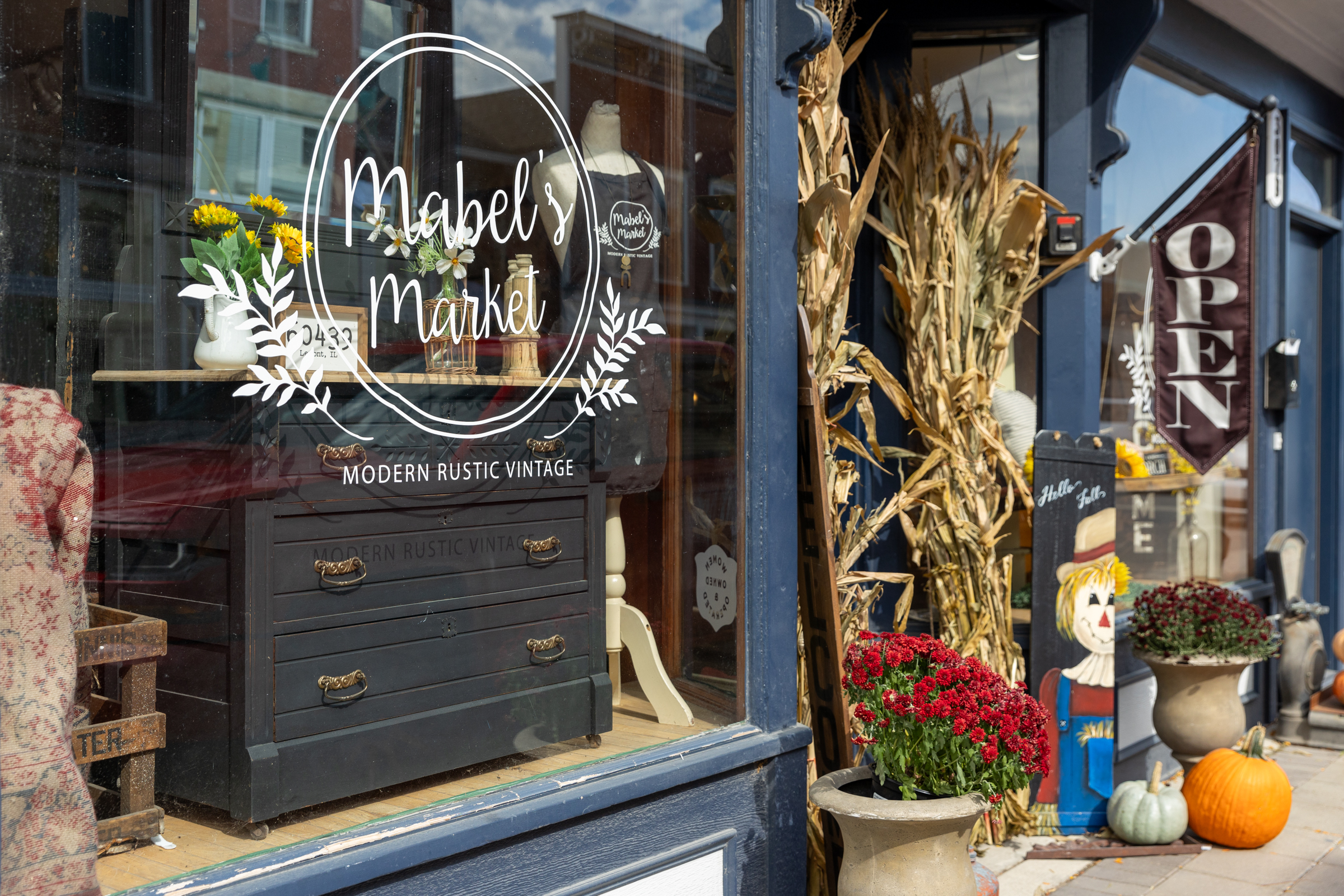 Specialty shops and local businesses (boutiques, sporting goods stores, etc.)